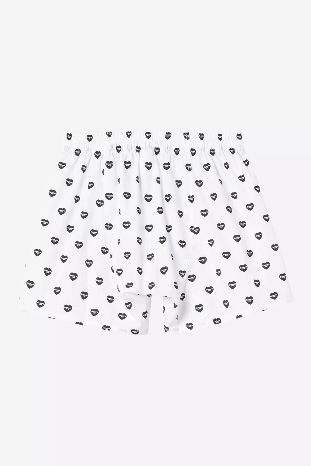 CARHARTT WIP Cotton Boxer - Heart Print, White / Black - FREESTYLE LLORET