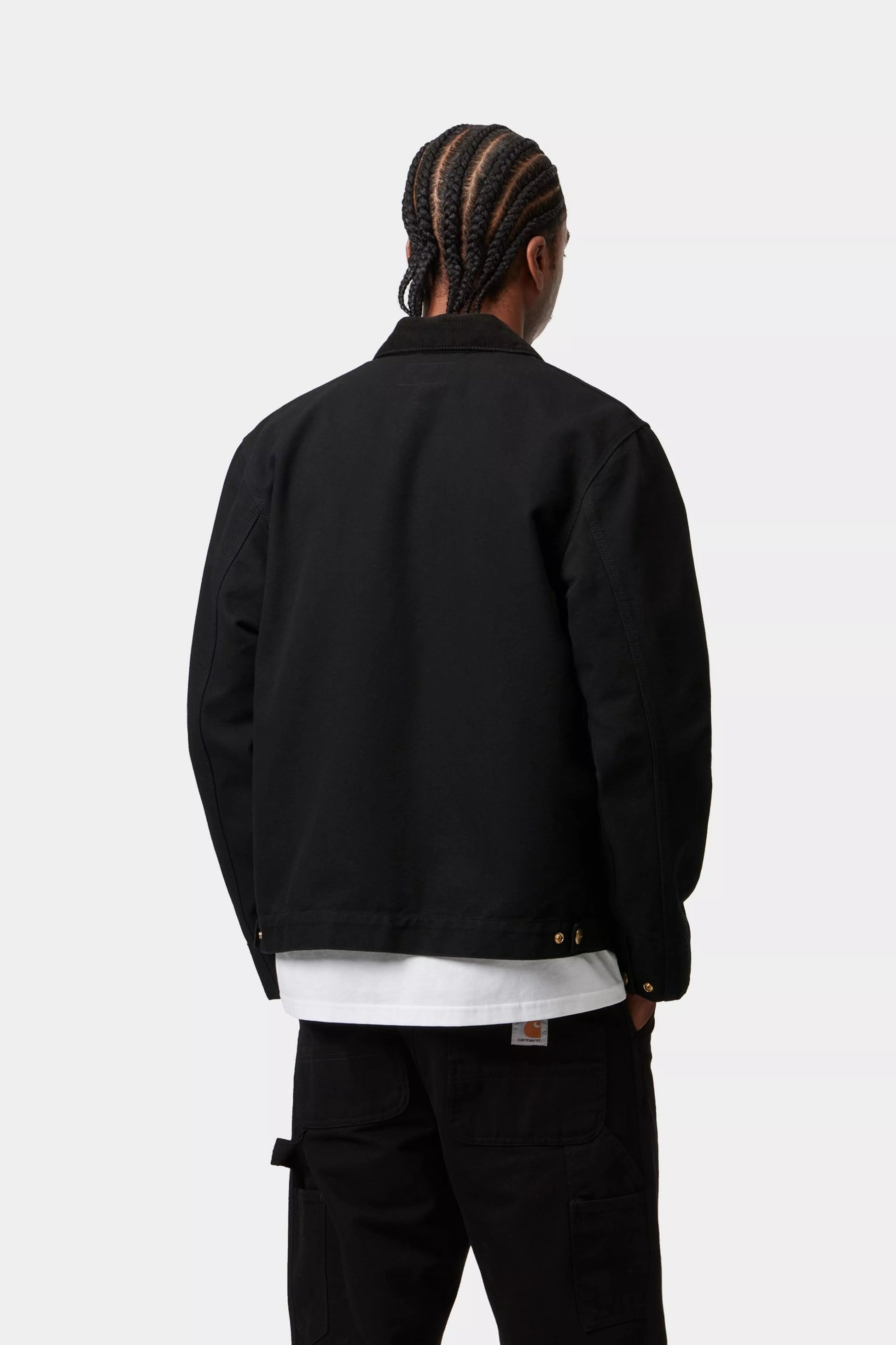 CARHARTT WIP Detroit Jacket (Summer) - Black/Black Rinsed