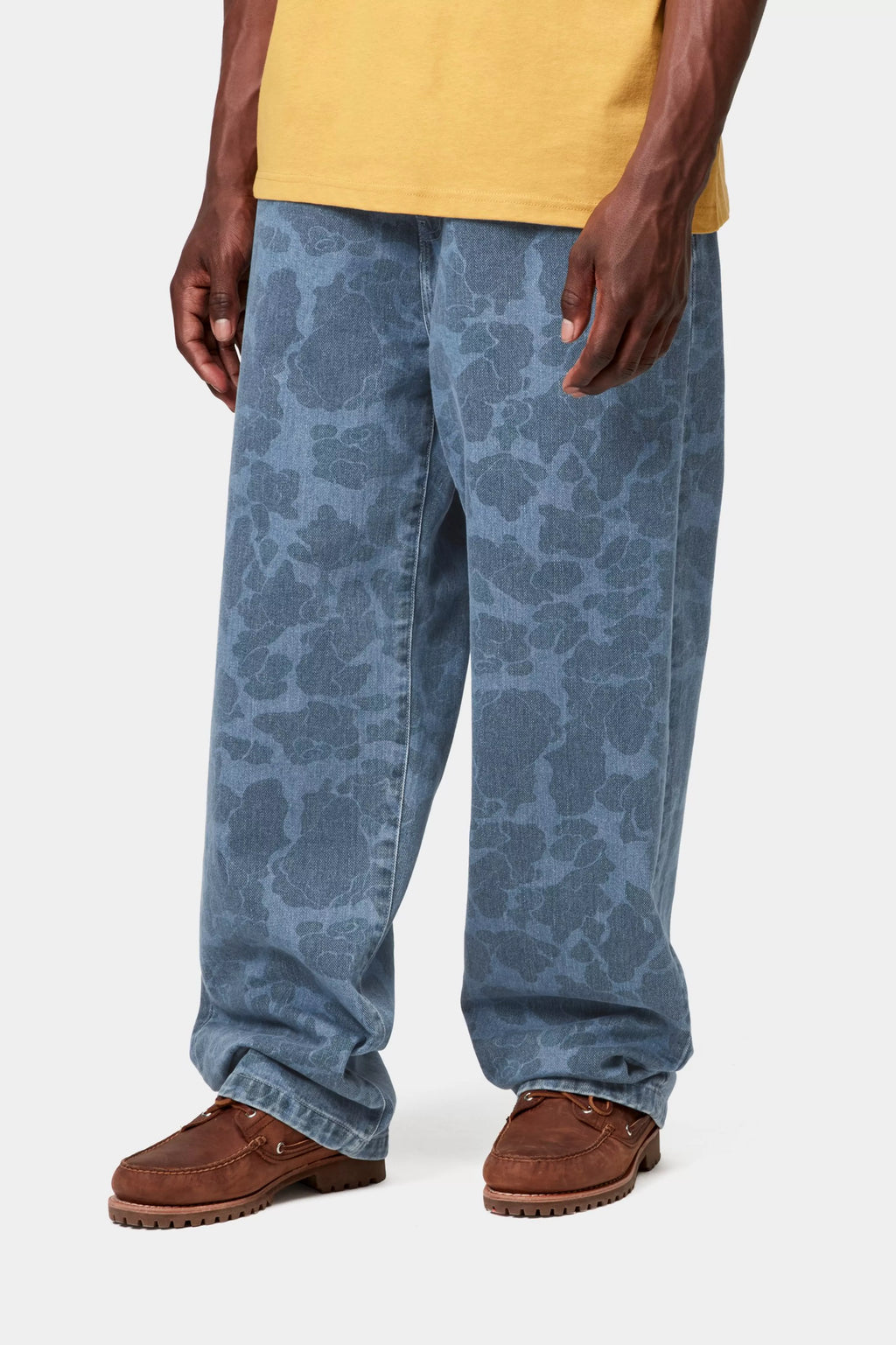 CARHARTT WIP DUCK LANDON PANT - Camo Duck, Blue, Bleached
