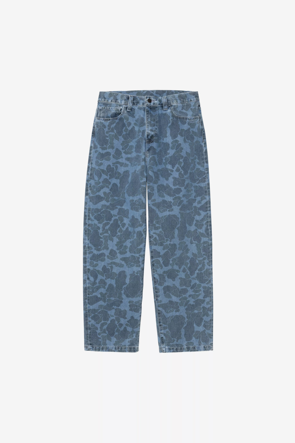 CARHARTT WIP DUCK LANDON PANT - Camo Duck, Blue, Bleached