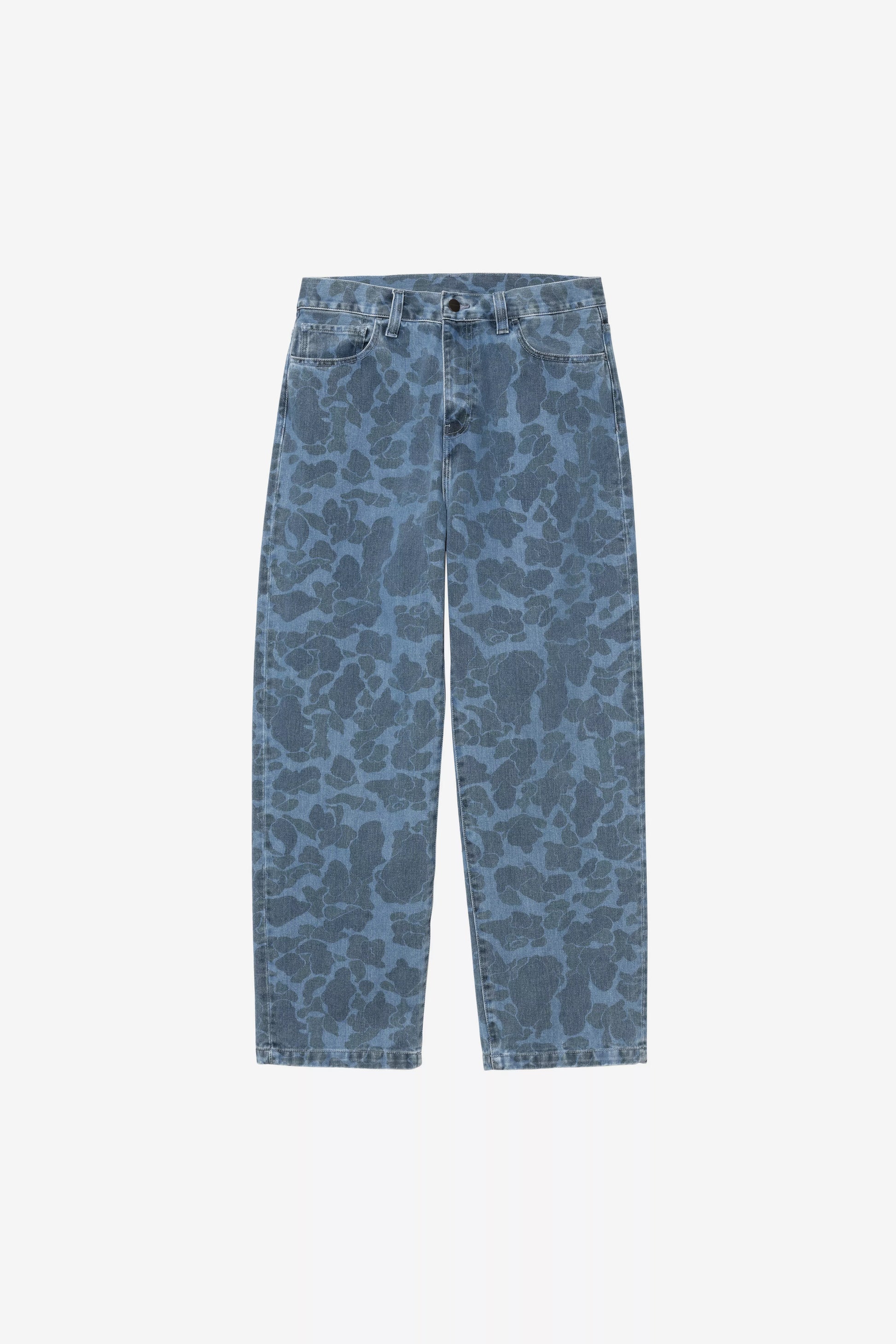 CARHARTT WIP DUCK LANDON PANT - Camo Duck, Blue, Bleached