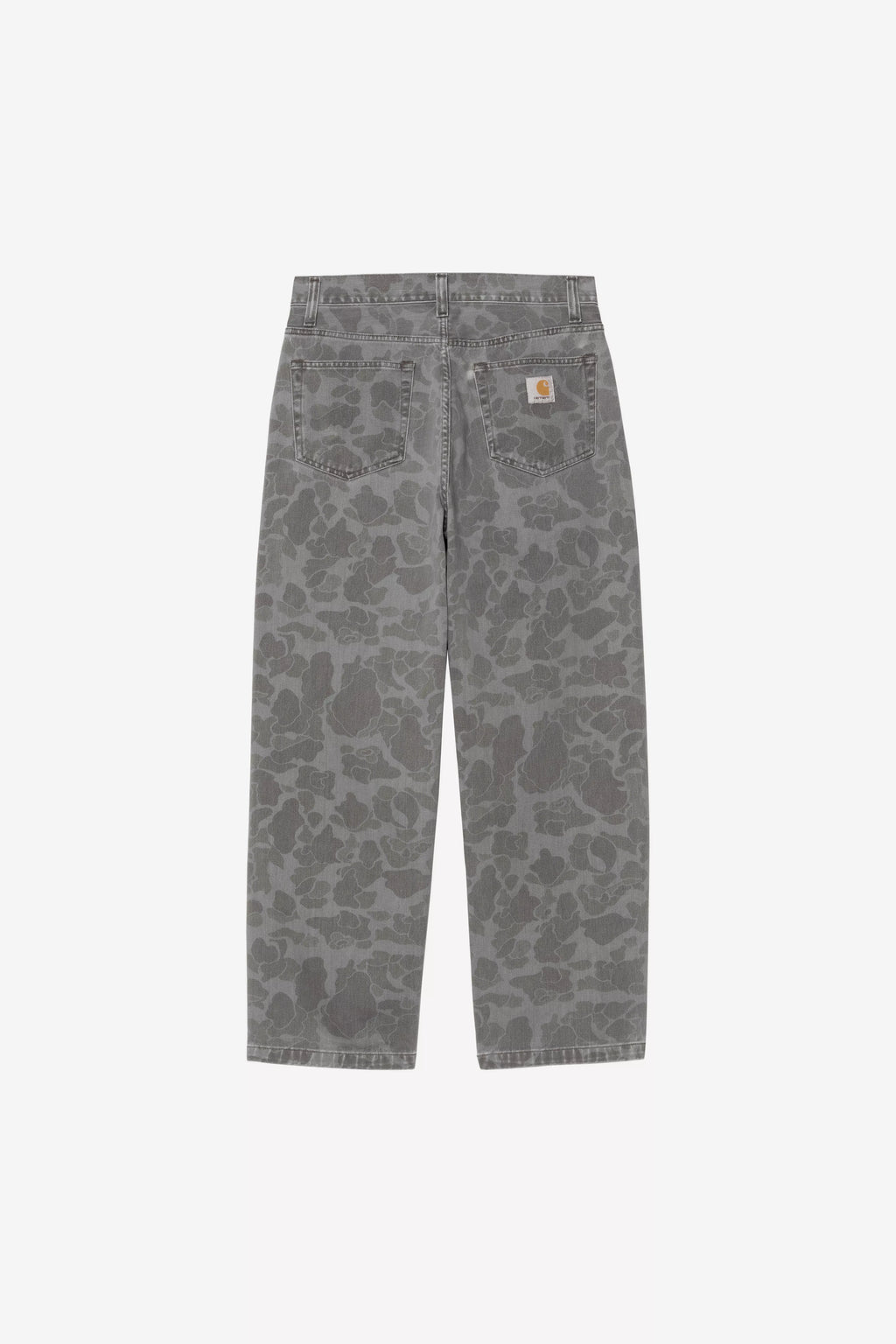 CARHARTT WIP DUCK LANDON PANT - Camo Duck, Black, Heavy bleach wash
