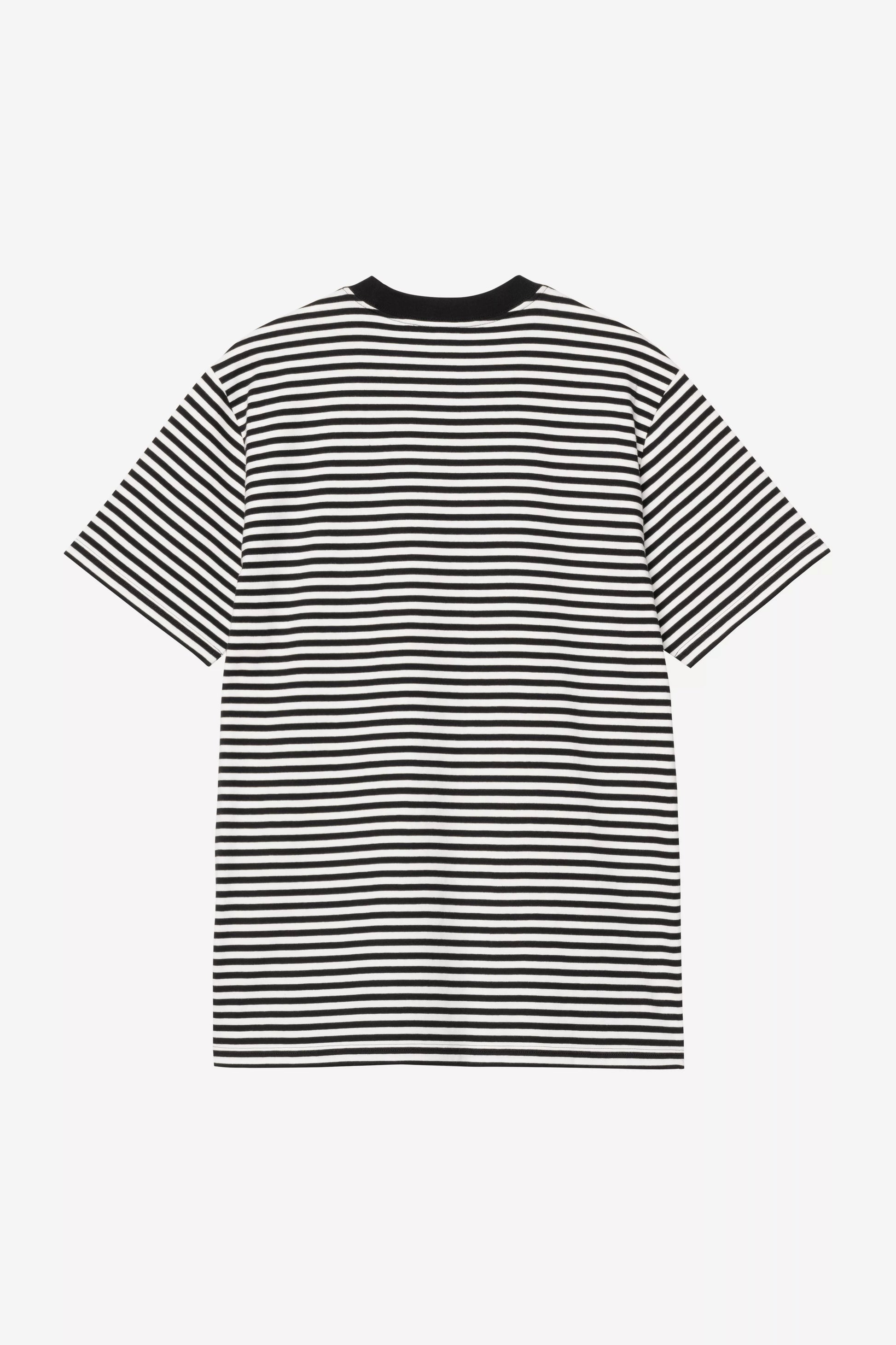 CARHARTT WIP S/S Verner Pocket T-Shirt - Verner Stripe, Black / Wax