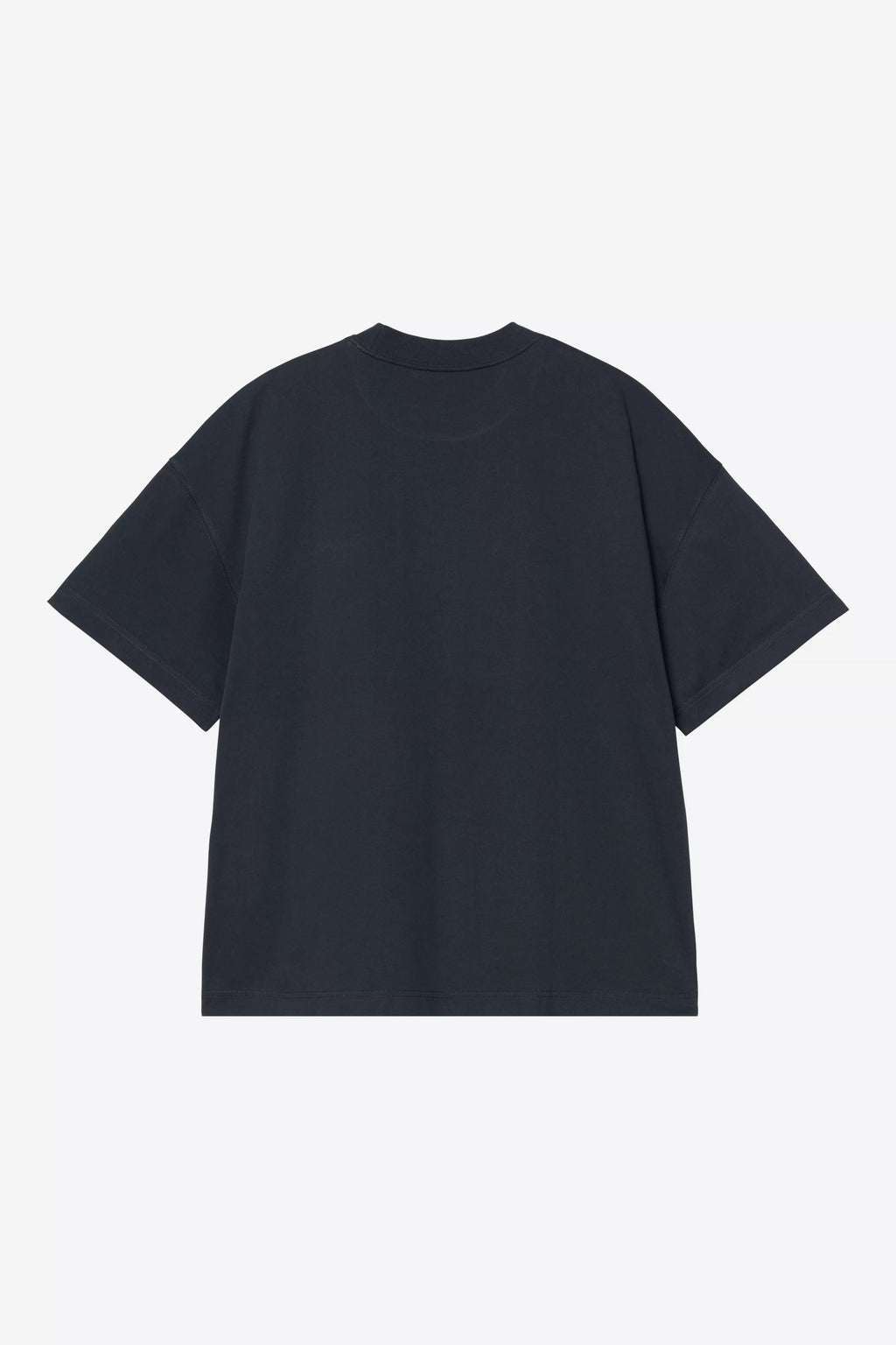 CARHARTT WIP S/S Signature Script T-Shirt - Deep Night / Glassy Pink