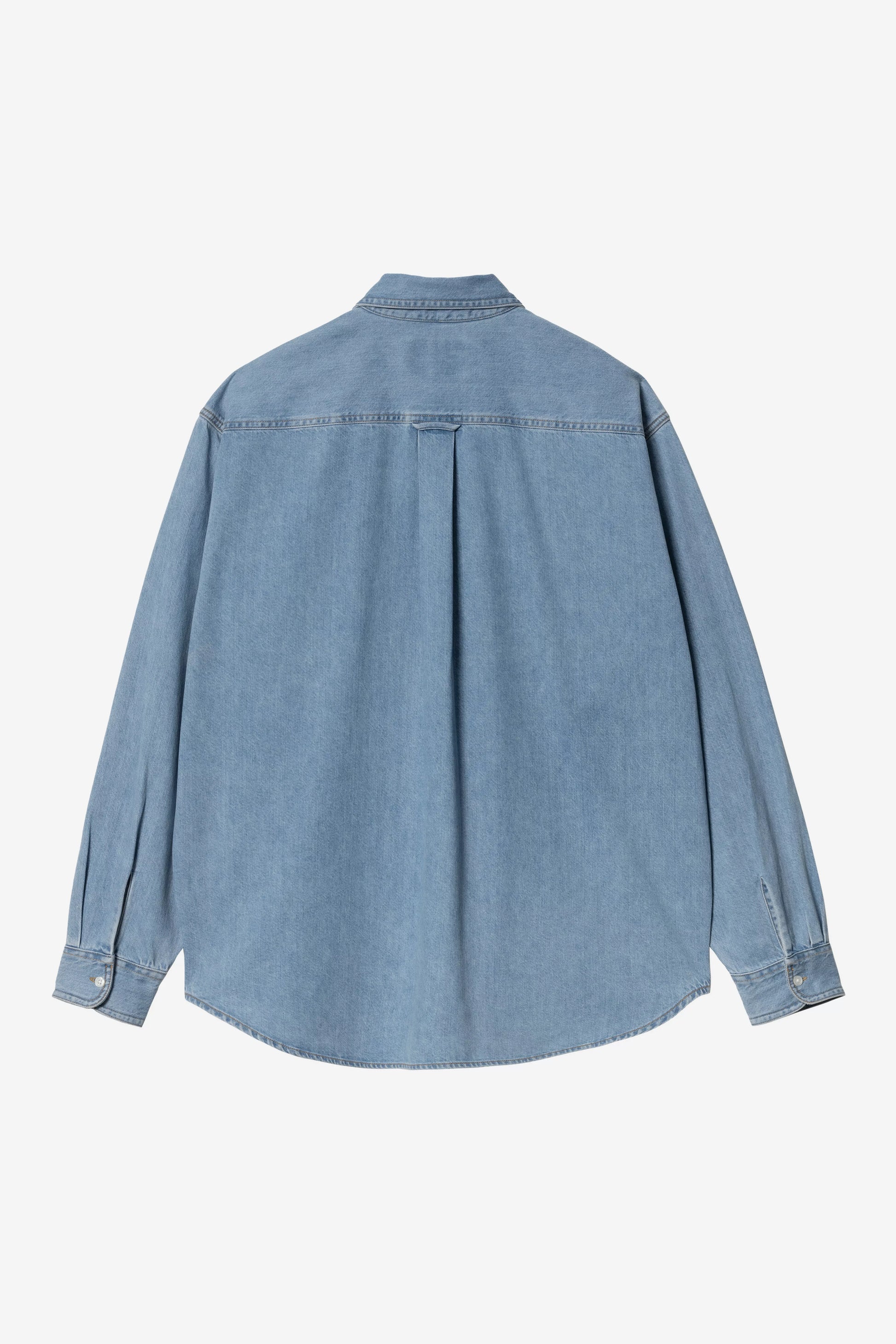 CARHARTT WIP L/S Lucas Shirt - Blue, Bleached - FREESTYLE LLORET
