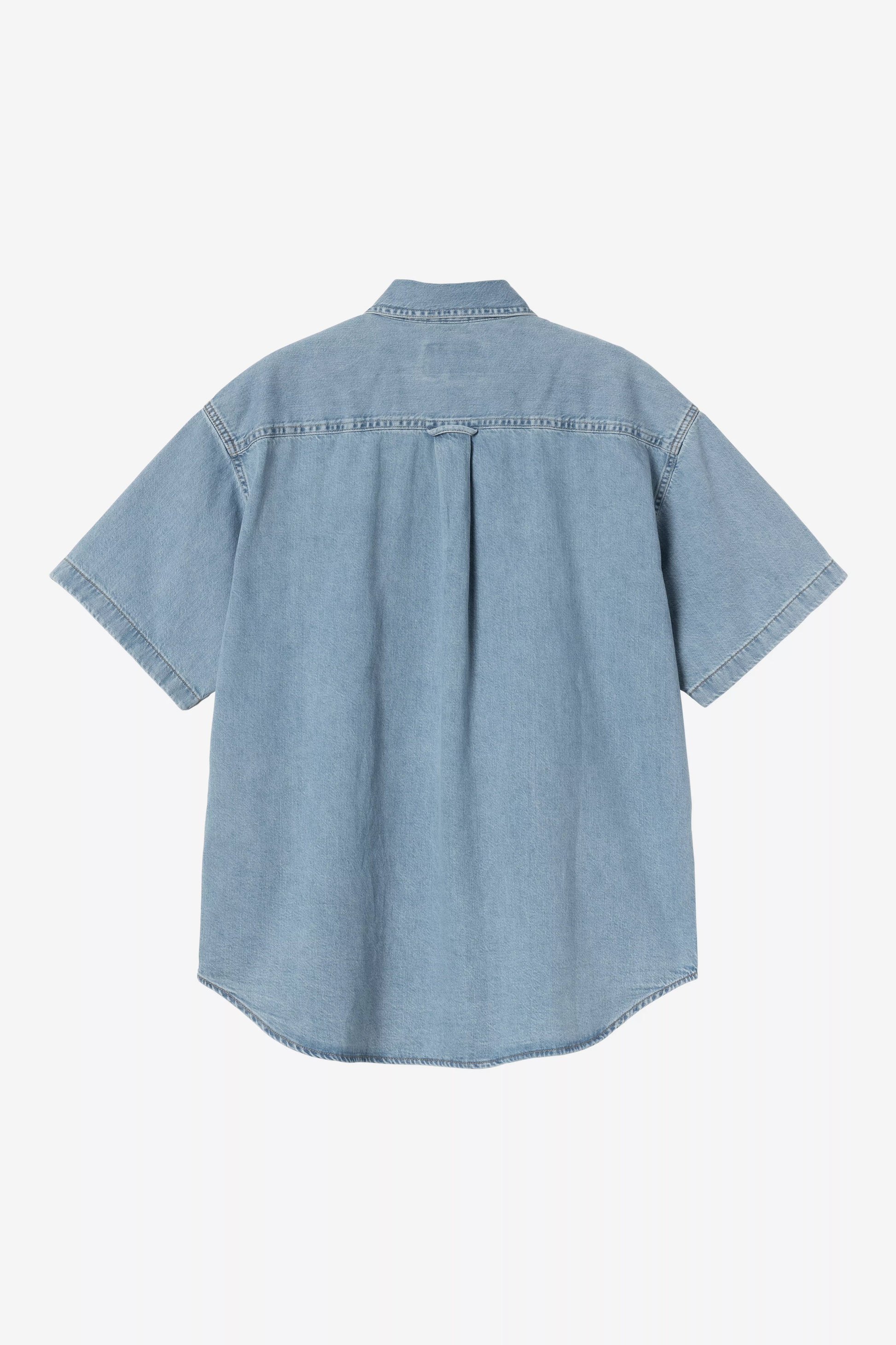 CARHARTT WIP S/S Lucas Shirt - Blue, Bleached - FREESTYLE LLORET