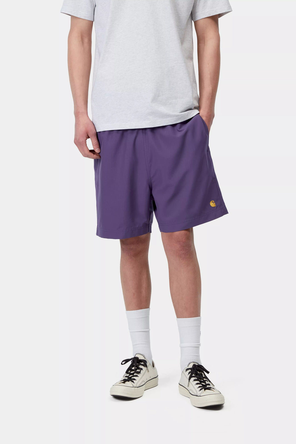 CARHARTT WIP Chase Swim Trunks - Calla / Gold