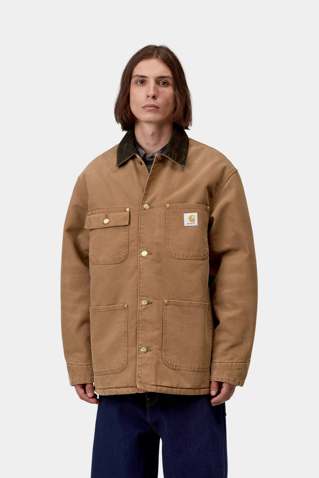 CARHARTT WIP OG Chore Coat Jacket - WIP H Brown / Tobacco, Stone canvas - FREESTYLE LLORET