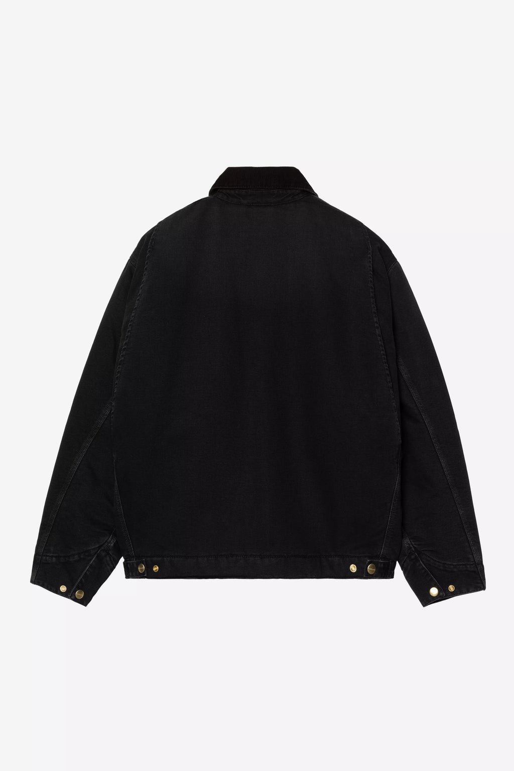 CARHARTT WIP OG Detroit Jacket - Black / Black, Stone canvas
