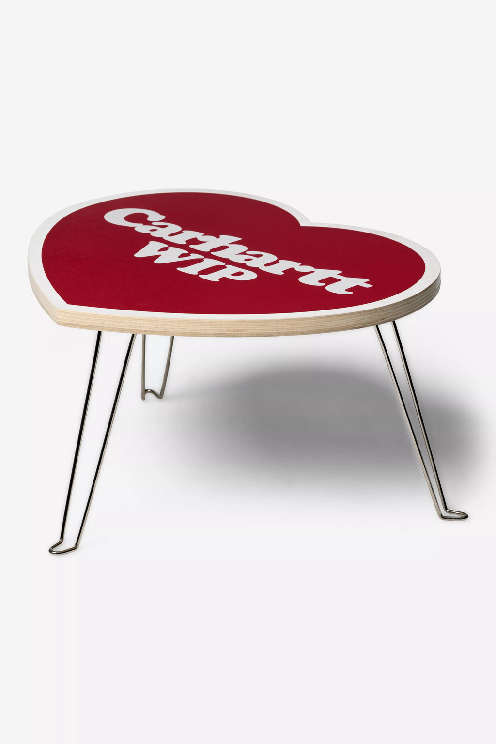 CARHARTT WIP Heart Folding Table - Scarlet / White
