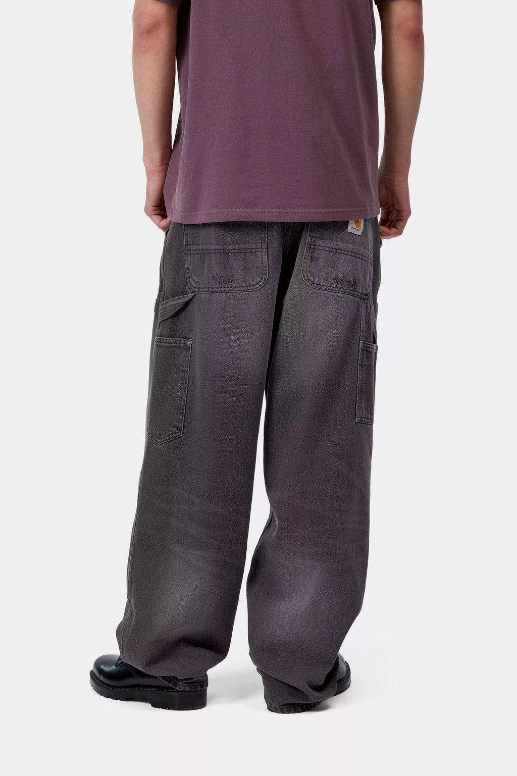 CARHARTT WIP OG Double Knee Pant - Black, Grind washed - FREESTYLE LLORET