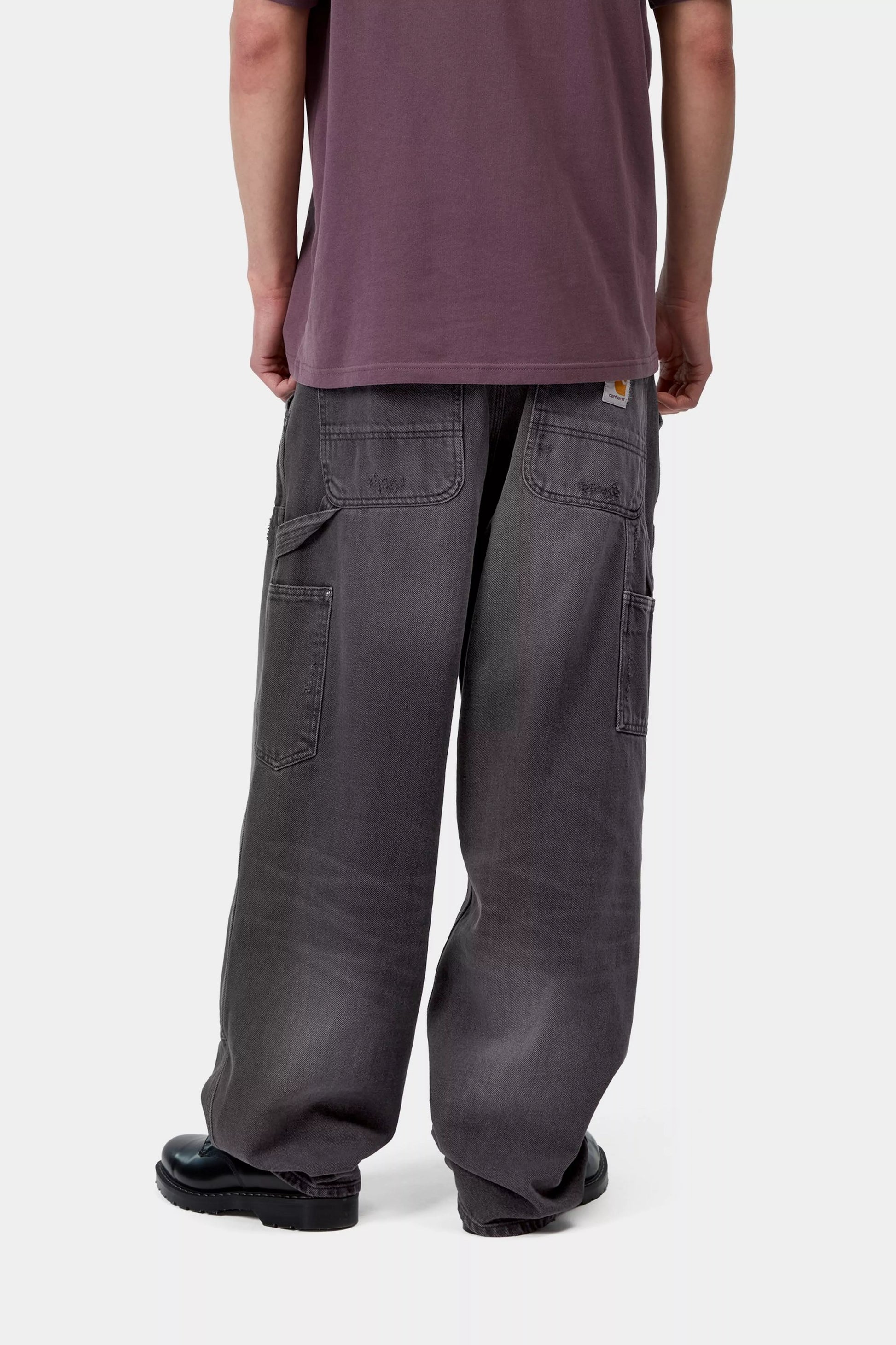 CARHARTT WIP OG Double Knee Pant - Black, Grind washed - FREESTYLE LLORET