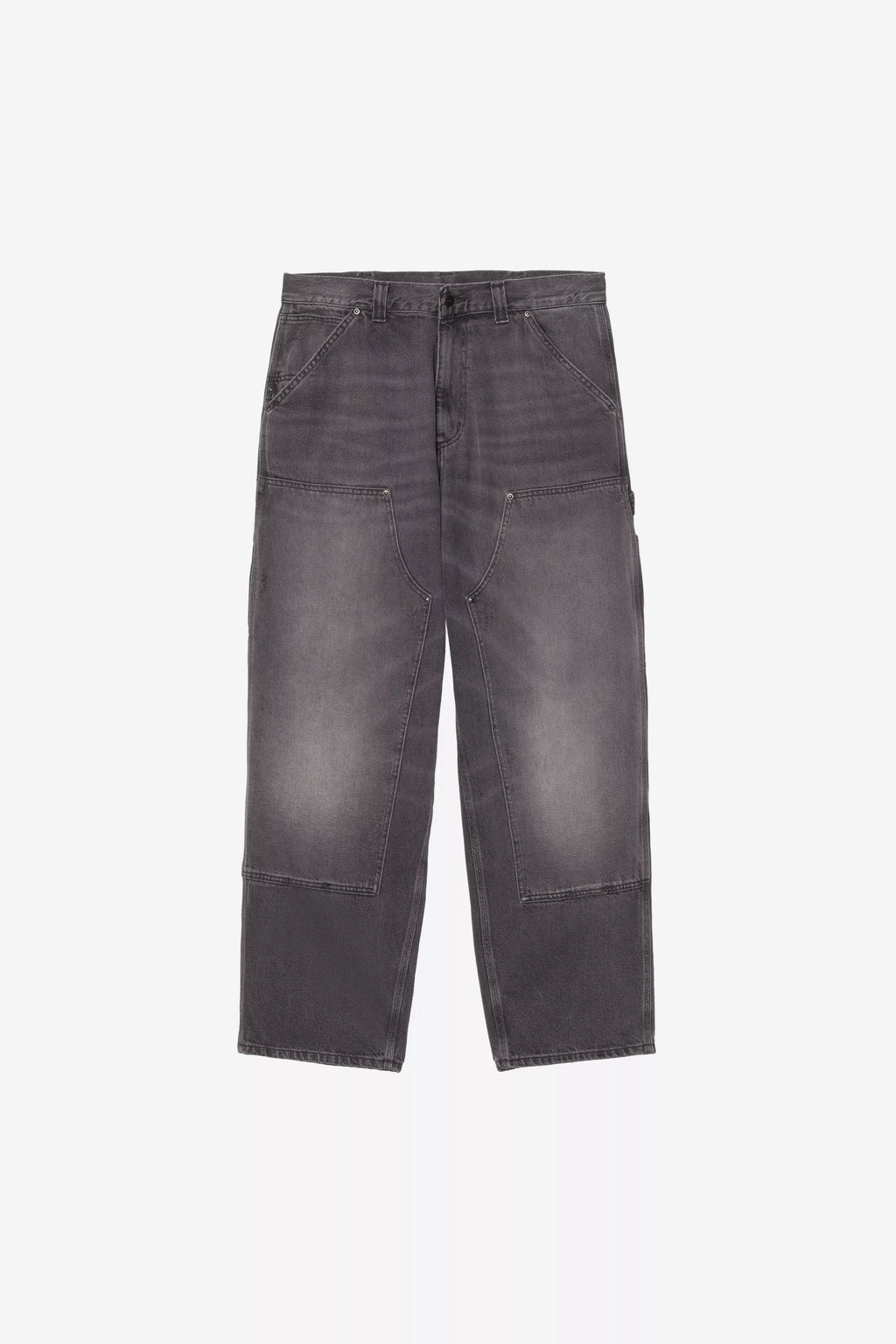 CARHARTT WIP OG Double Knee Pant - Black, Grind washed - FREESTYLE LLORET