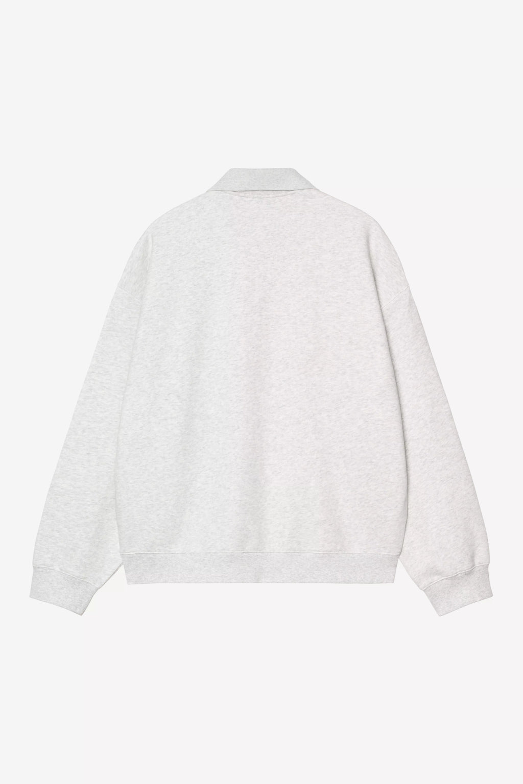 CARHARTT WIP  Label Polo Sweatshirt  - Ash Heather
