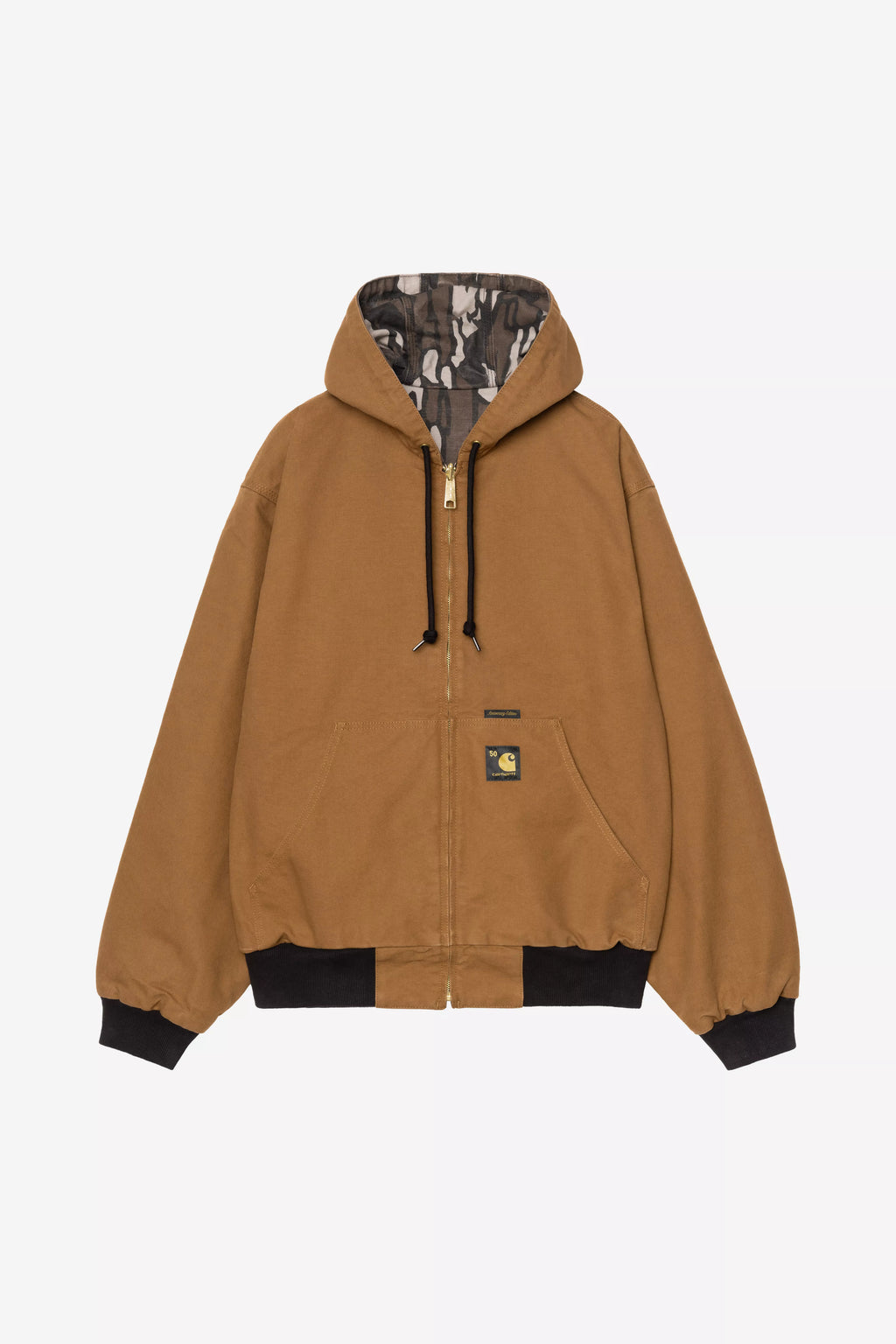 CARHARTT WIP 50 Years Anniversary OG Active Jacket Canvas - Hamilton Brown Camo Trebark Rinsed