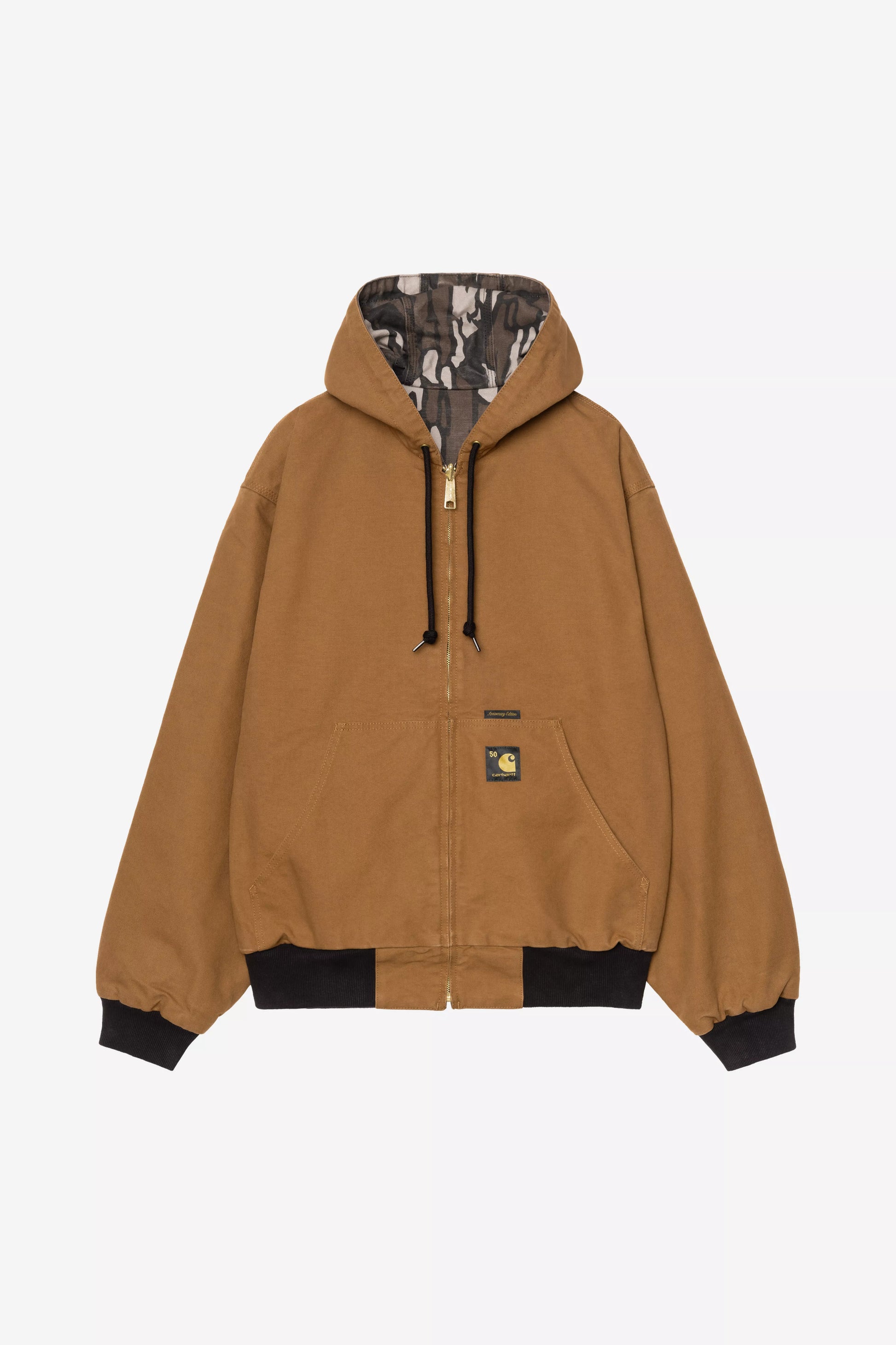 CARHARTT WIP 50 Years Anniversary OG Active Jacket Canvas - Hamilton Brown Camo Trebark Rinsed