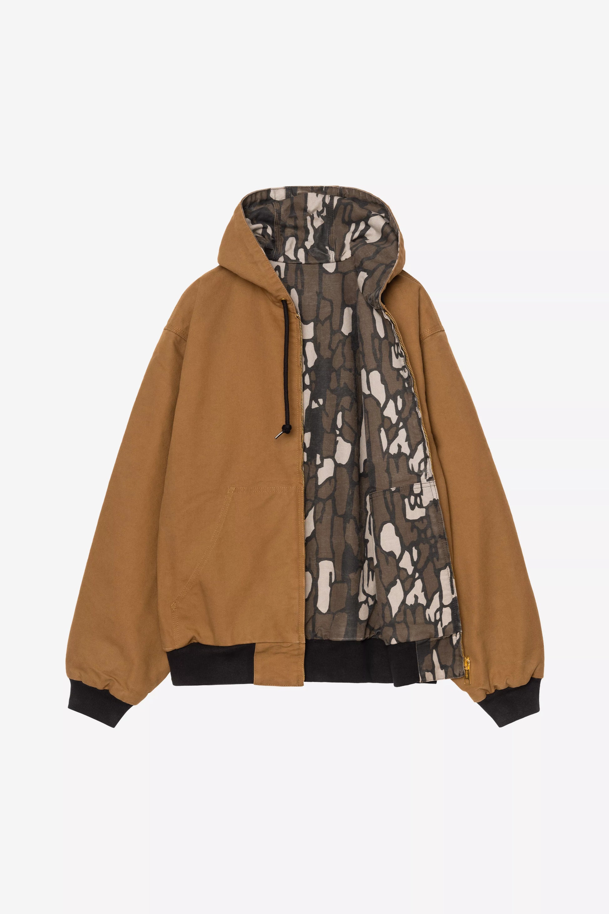 CARHARTT WIP 50 Years Anniversary OG Active Jacket Canvas - Hamilton Brown Camo Trebark Rinsed