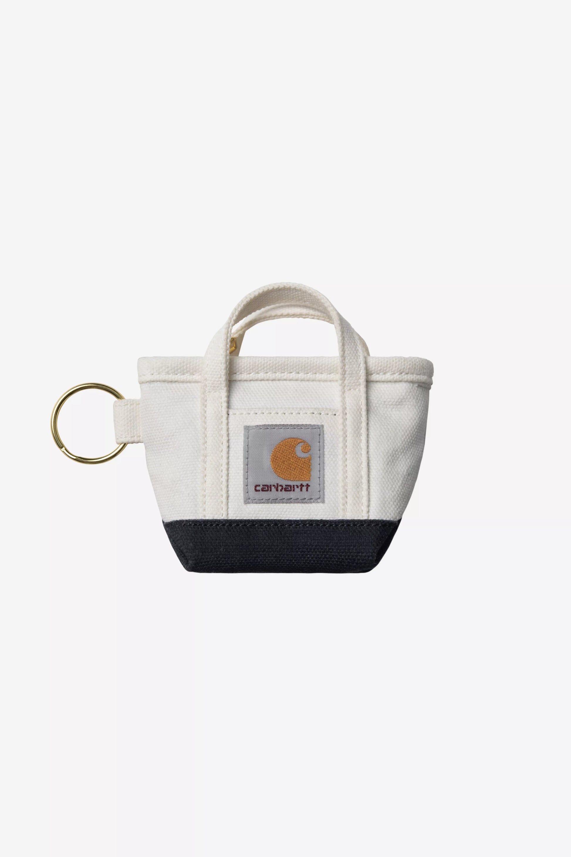 CARHARTT WIP Mini Tote Bag Keychain - Natural Blue - FREESTYLE LLORET