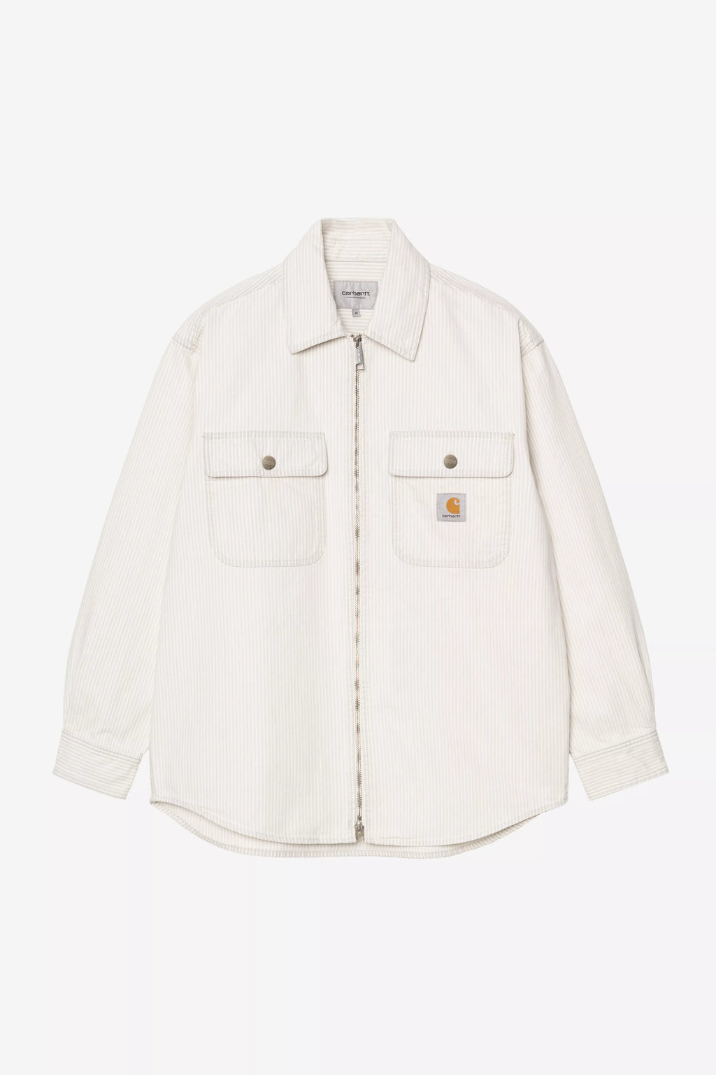 CARHARTT WIP Mercer Shirt Jacket  - Mercer Stripe, Graphite / Wax, Bleached - FREESTYLE LLORET