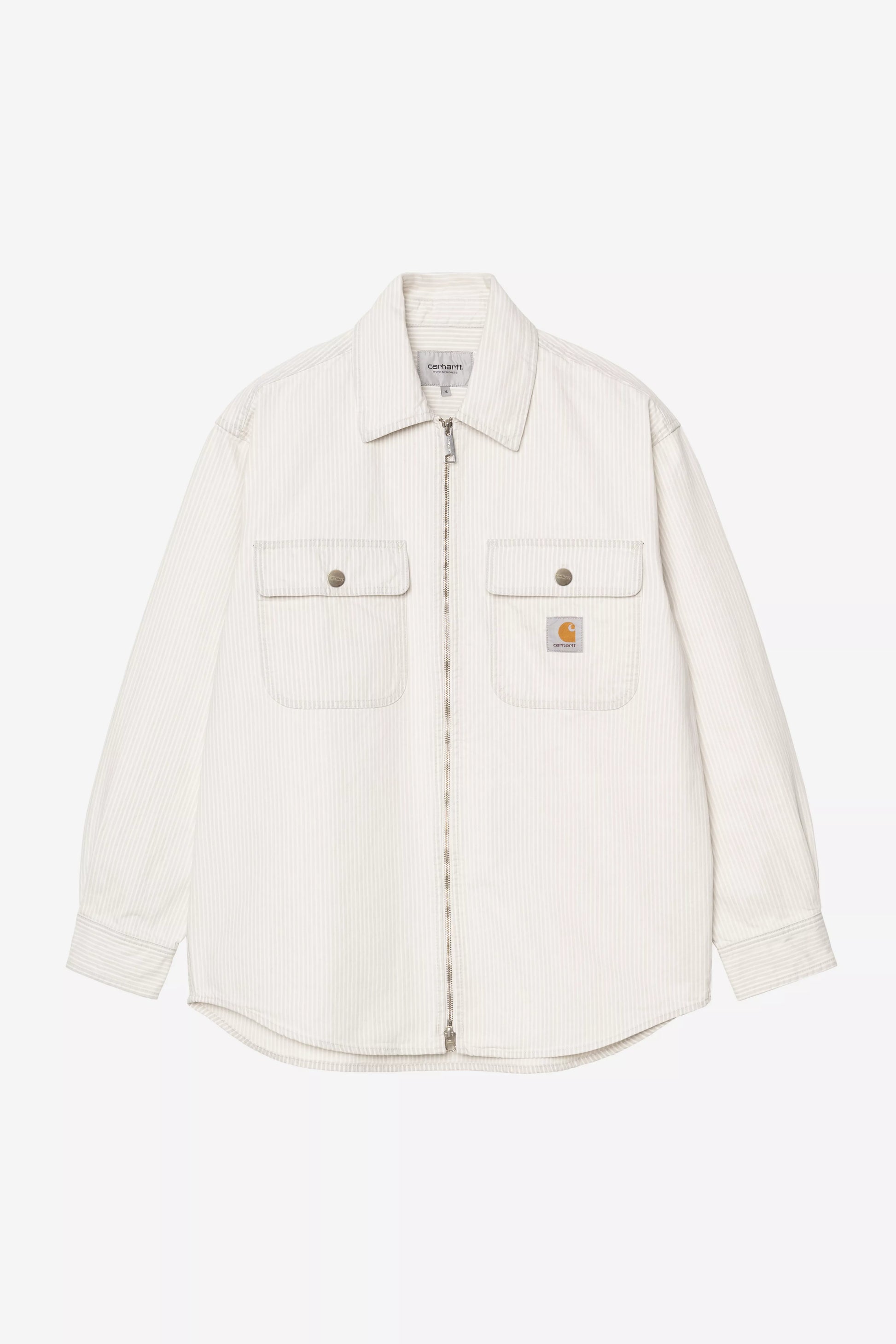 CARHARTT WIP Mercer Shirt Jacket  - Mercer Stripe, Graphite / Wax, Bleached - FREESTYLE LLORET