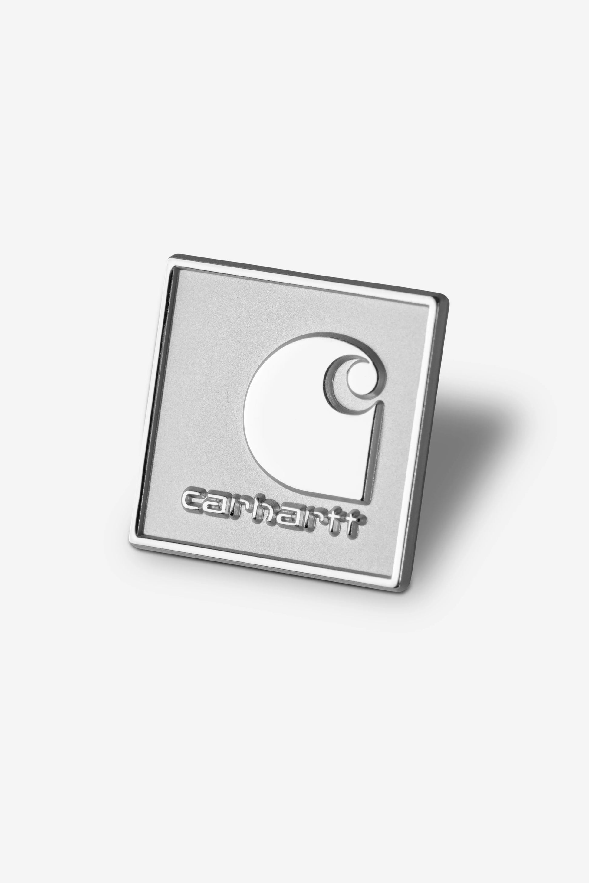 CARHARTT WIP Square Label Pins - Silver - FREESTYLE LLORET