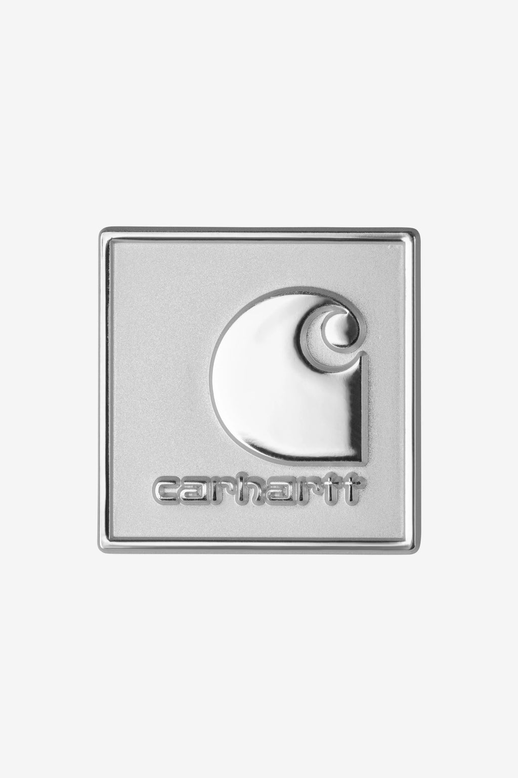CARHARTT WIP Square Label Pins - Silver - FREESTYLE LLORET