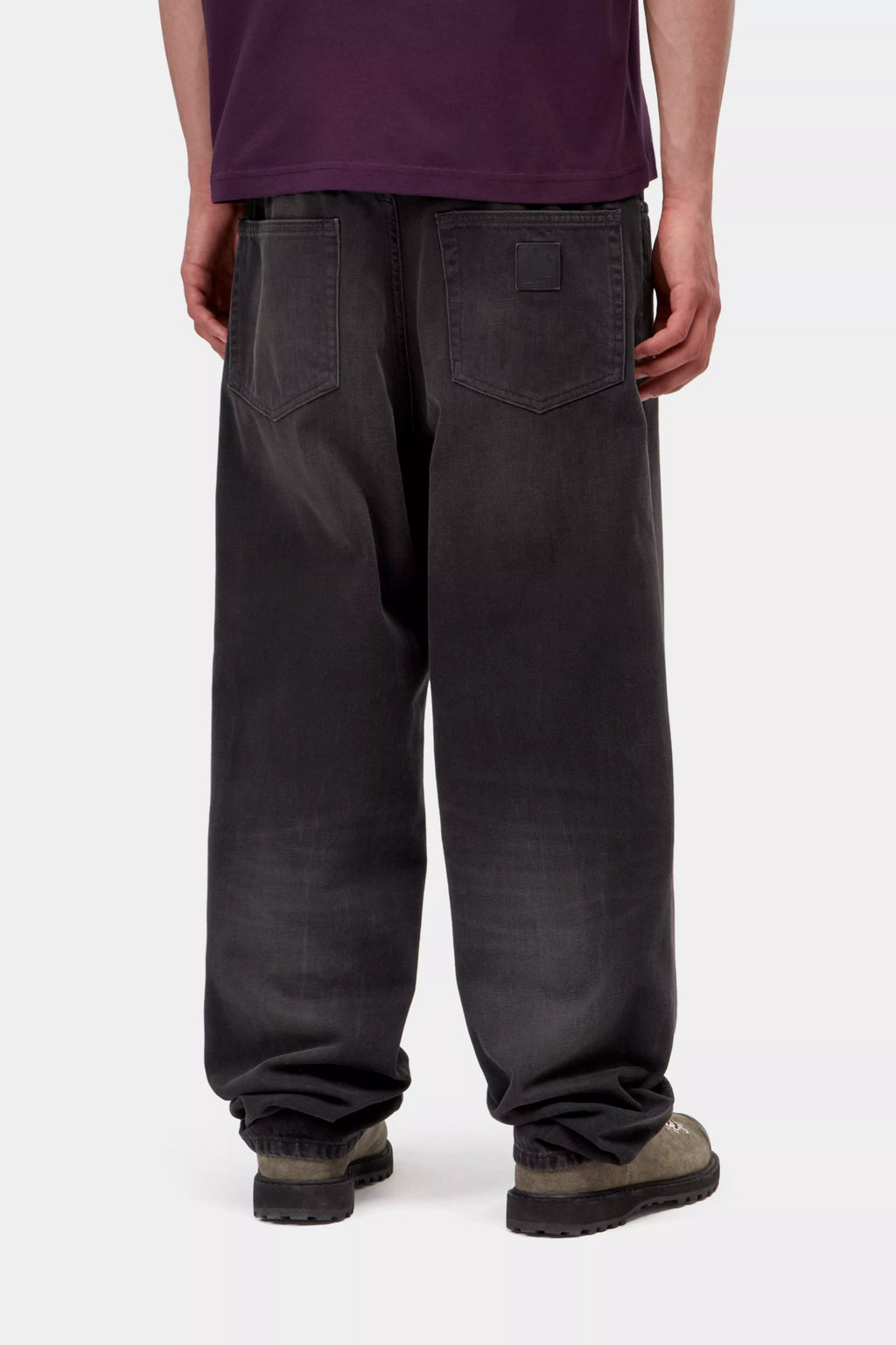 CARHARTT WIP Aron Pant - Black, Tobacco used wash - FREESTYLE LLORET