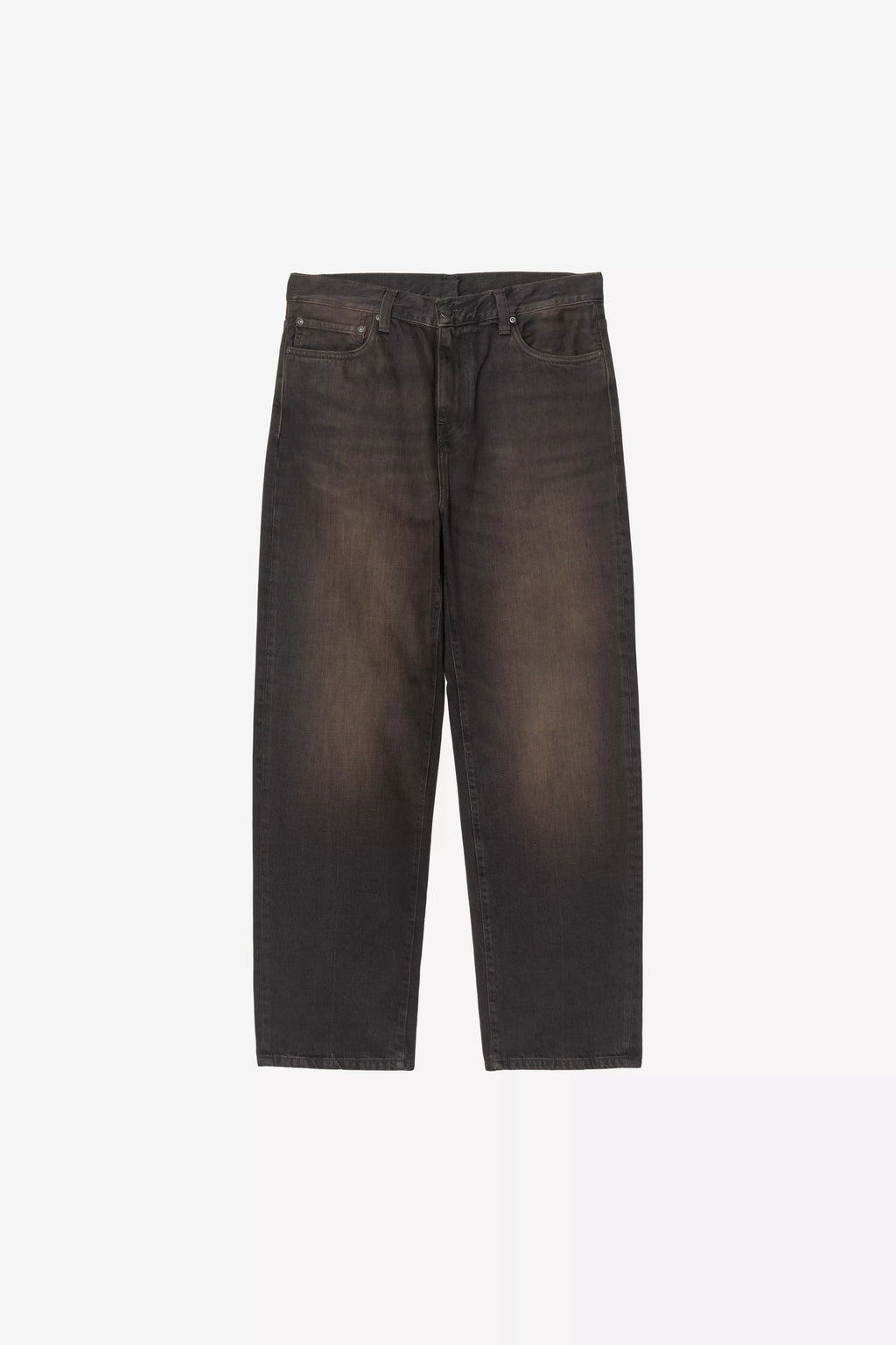 CARHARTT WIP Aron Pant - Black, Tobacco used wash - FREESTYLE LLORET
