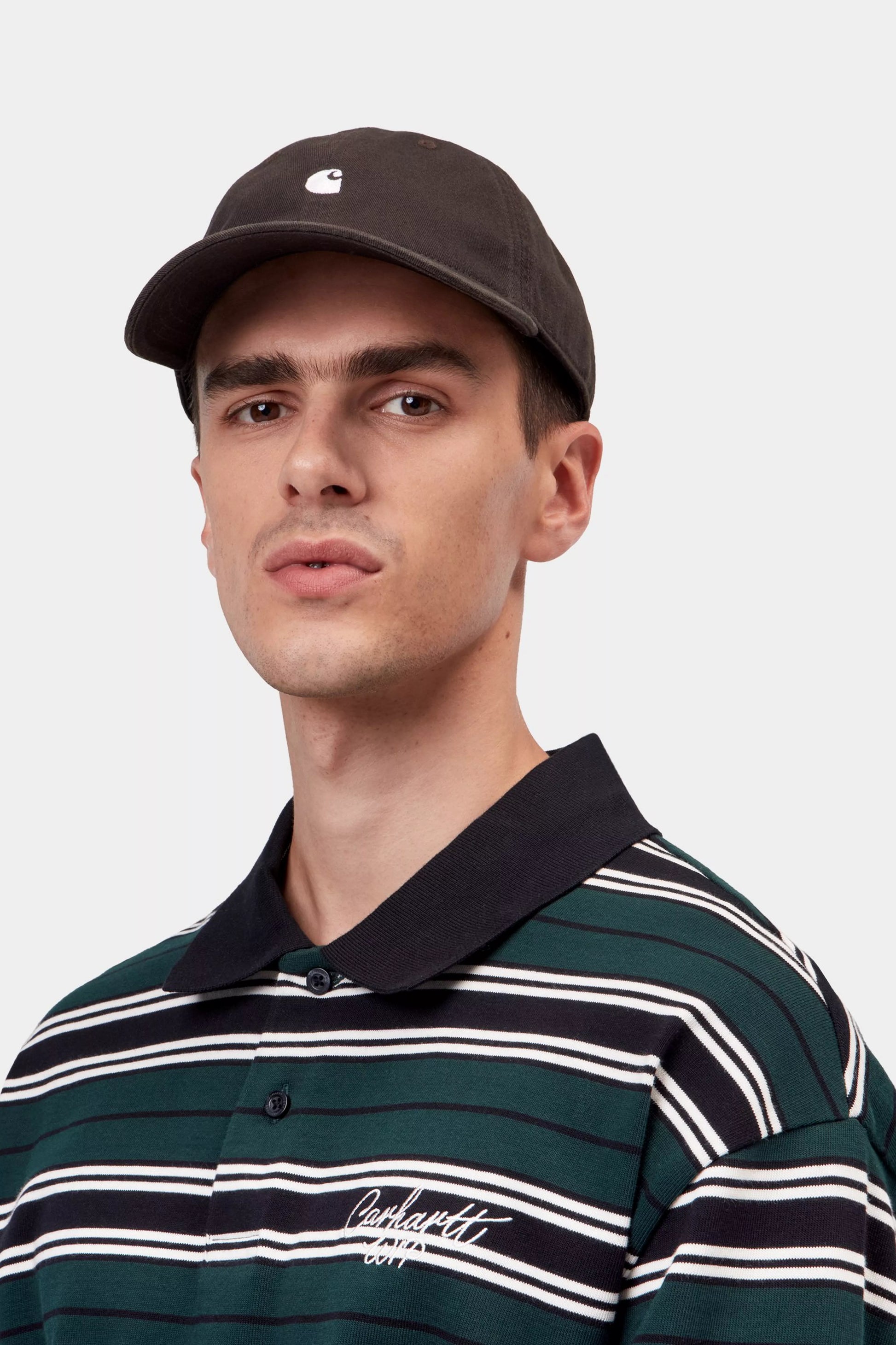CARHARTT WIP Madison Logo Cap - Tobacco / White