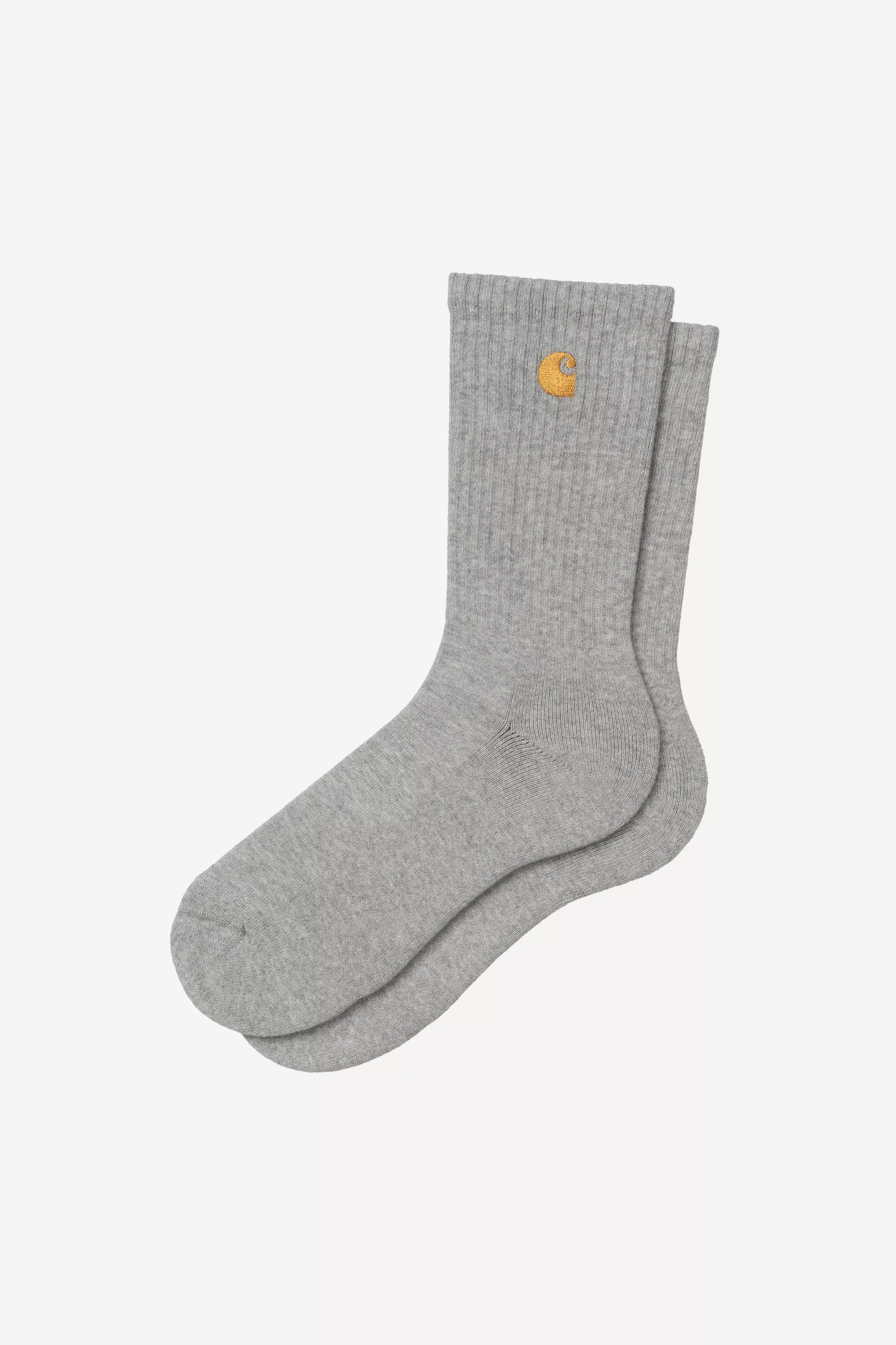 CARHARTT WIP Chase Socks - Grey Heather / Gold