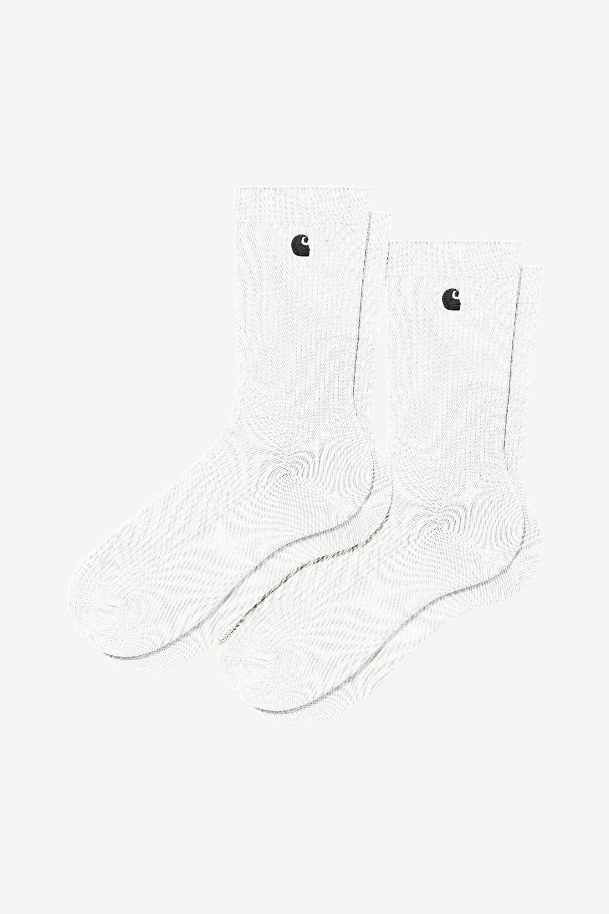 CARHARTT WIP Madison Pack Socks - White Black - FREESTYLE LLORET