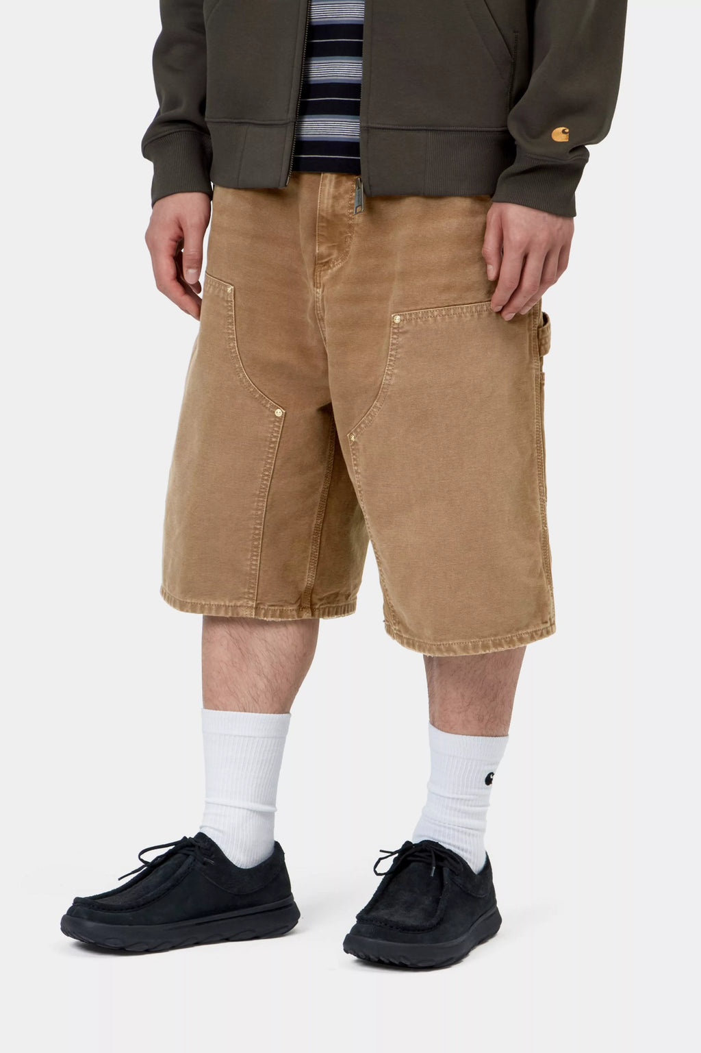 CARHARTT WIP OG Double Knee Short -Hamilton Brown, Destroy wash - FREESTYLE LLORET