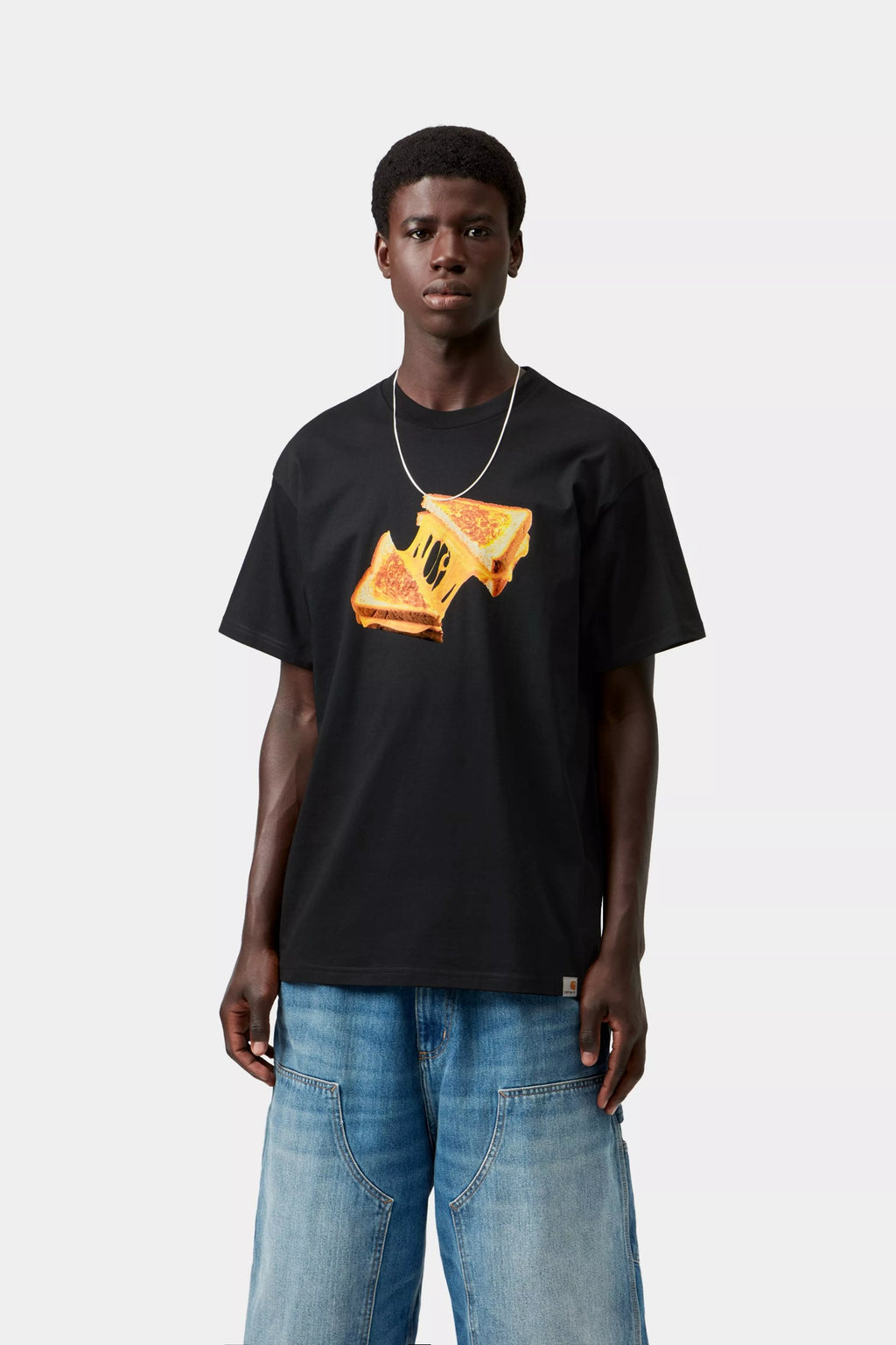 CARHARTT WIP S/S Cheese Toast T-Shirt - Black - FREESTYLE LLORET