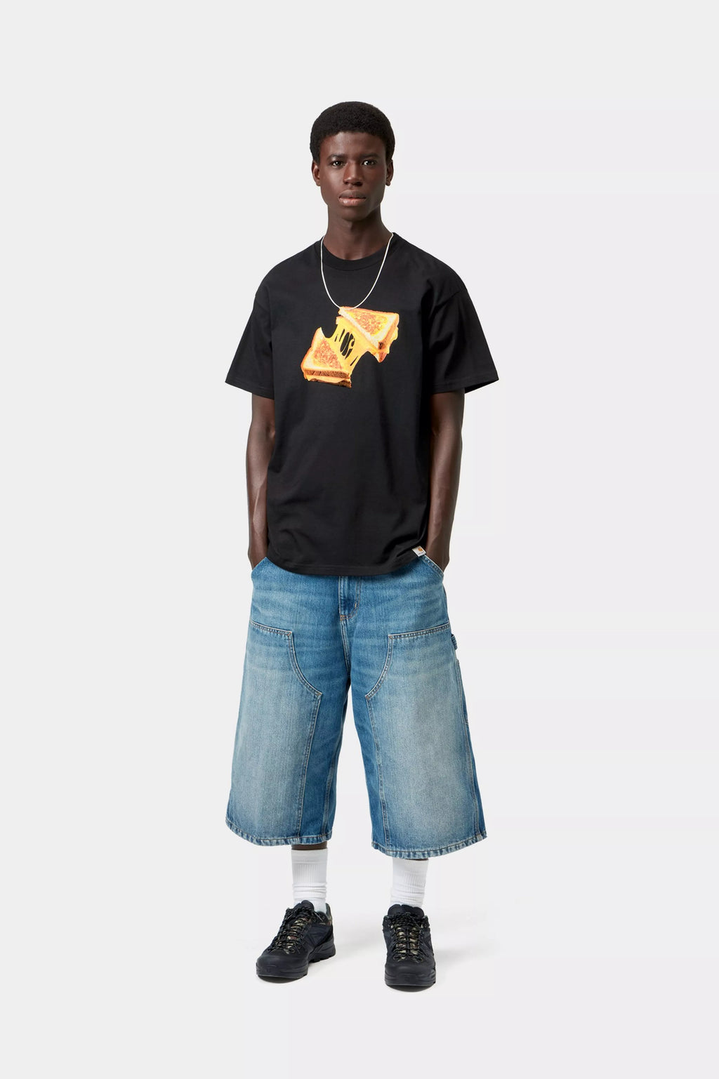 CARHARTT WIP S/S Cheese Toast T-Shirt - Black - FREESTYLE LLORET