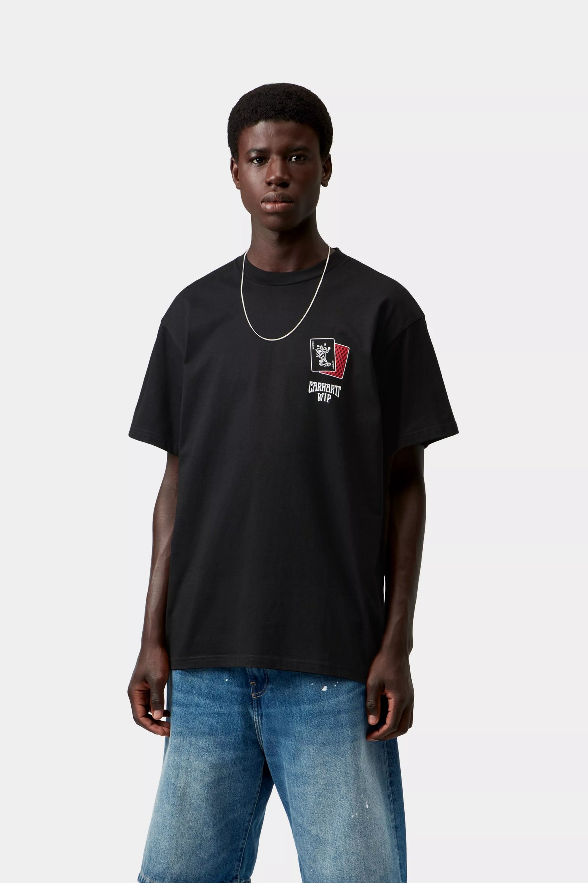 CARHARTT WIP S/S Playing Card T-Shirt - Black - FREESTYLE LLORET