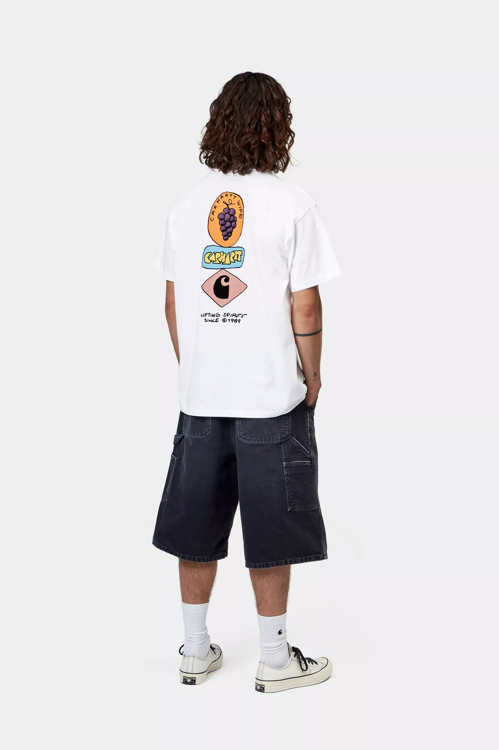 CARHARTT WIP S/S Stacked Grapes T-Shirt - White - FREESTYLE LLORET