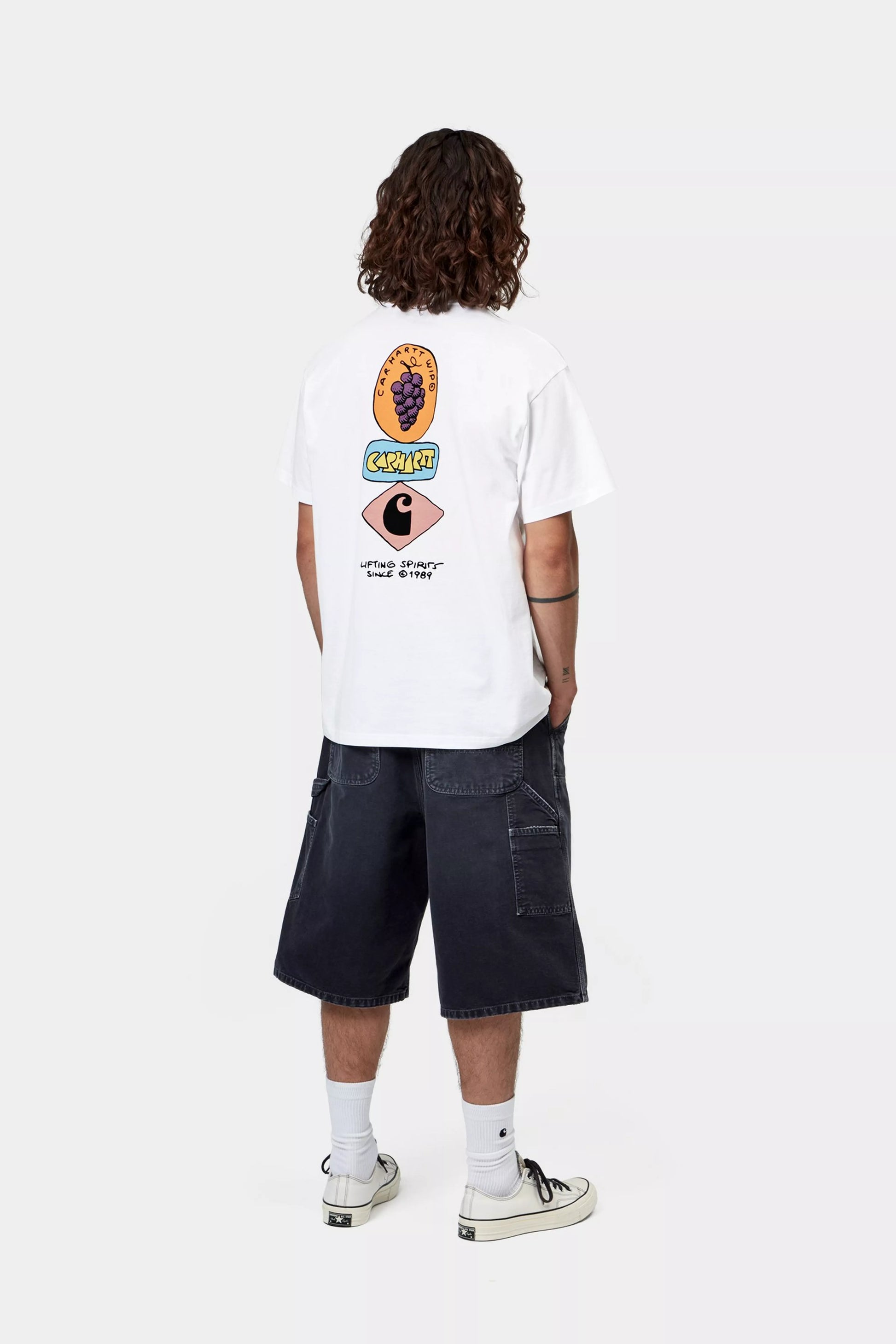 CARHARTT WIP S/S Stacked Grapes T-Shirt - White - FREESTYLE LLORET