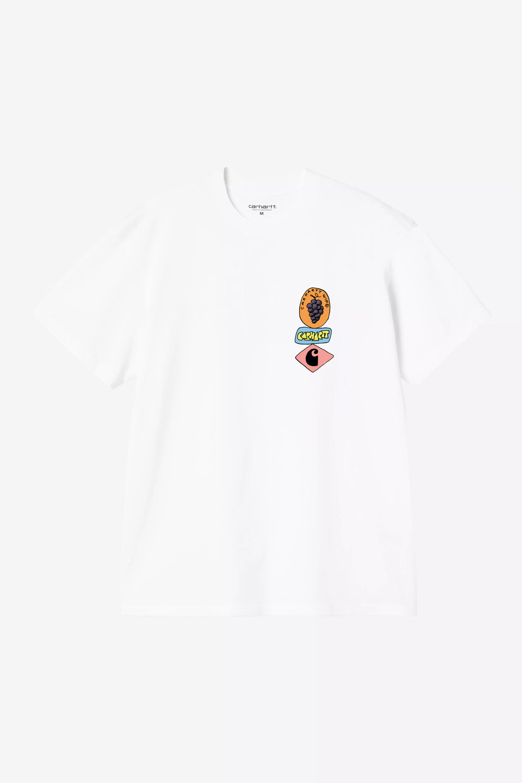 CARHARTT WIP S/S Stacked Grapes T-Shirt - White - FREESTYLE LLORET