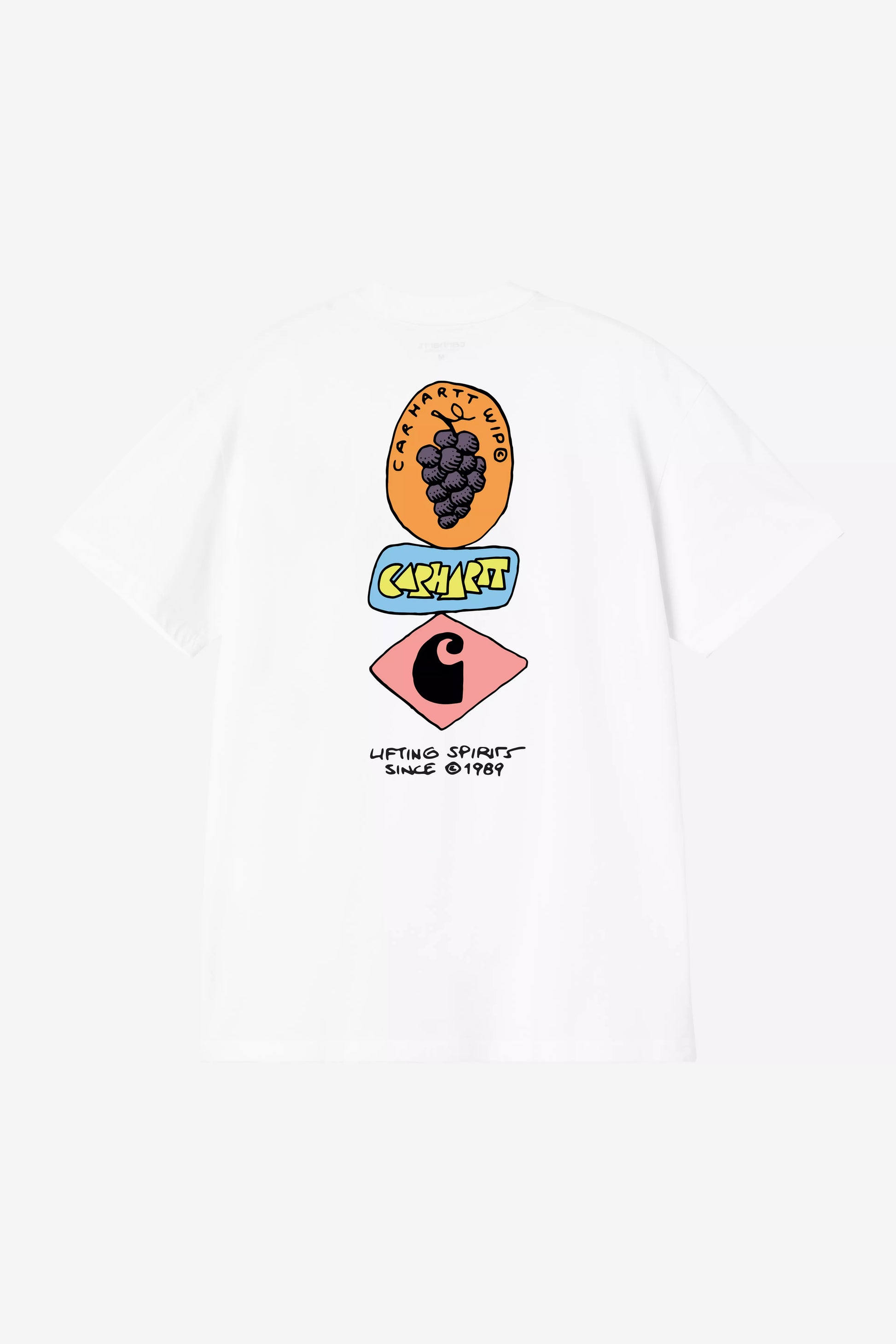 CARHARTT WIP S/S Stacked Grapes T-Shirt - White - FREESTYLE LLORET