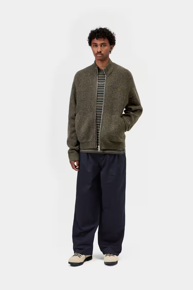 CARHARTT WIP Curtis Sweater Jacket - Tangled Shungite