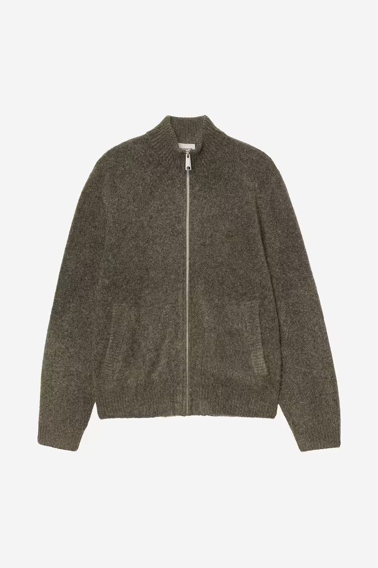 CARHARTT WIP Curtis Sweater Jacket - Tangled Shungite