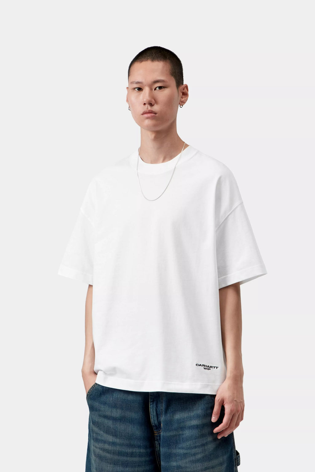 CARHARTT WIP S/S Chapter Script T-Shirt - White Black