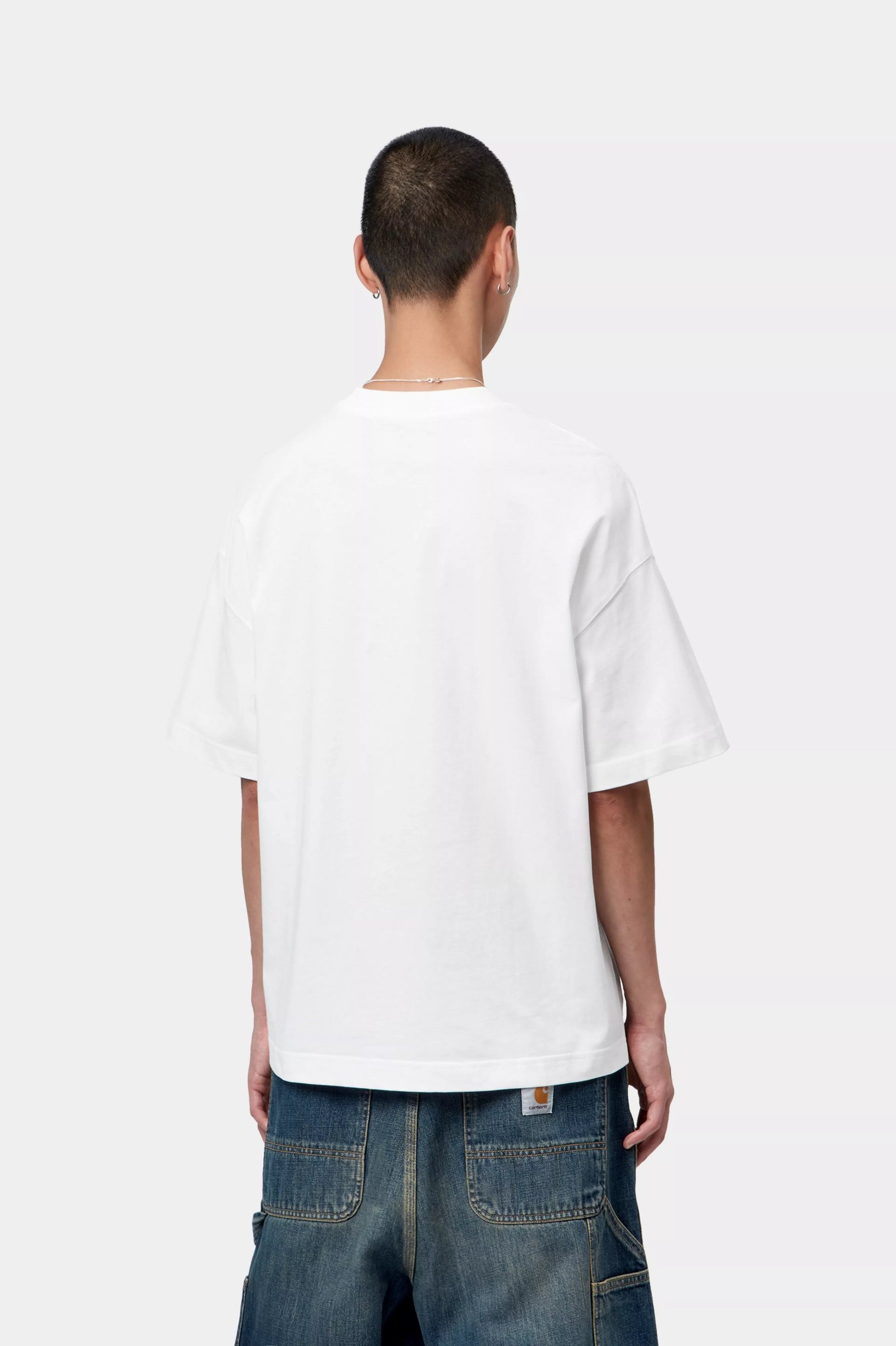 CARHARTT WIP S/S Chapter Script T-Shirt - White Black