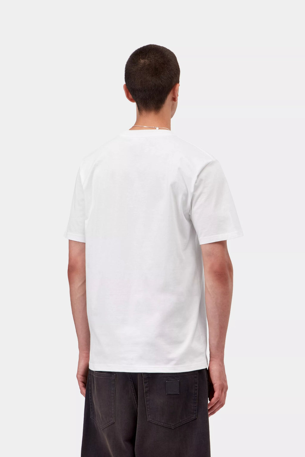 CARHARTT WIP S/S Small Heart T-Shirt - White Red