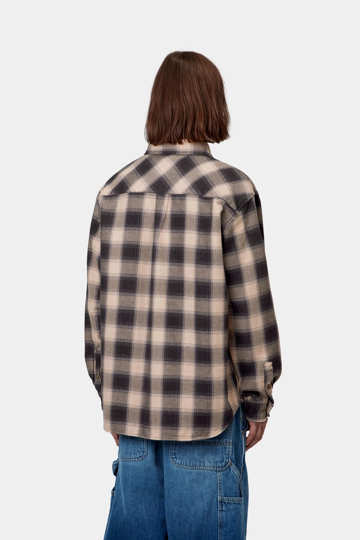 CARHARTT WIP Dayne L/S Shirt - Dayne Check, Shady Purple