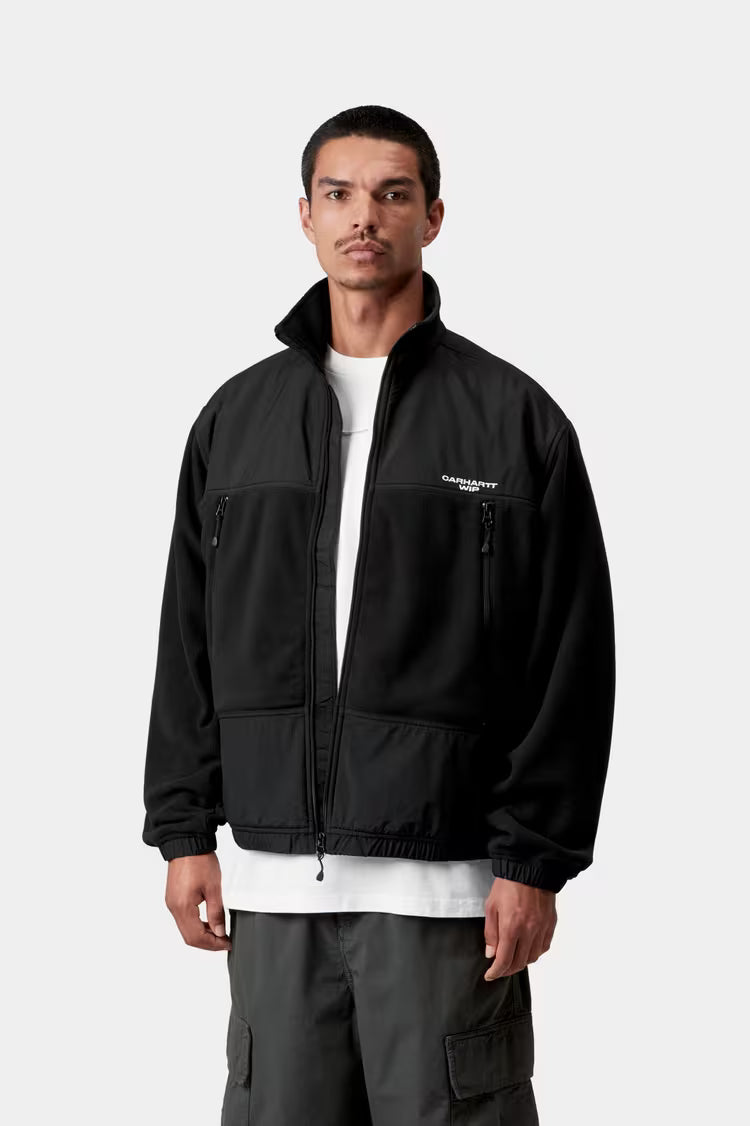 CARHARTT WIP Edmore Sweat Jacket - Black White