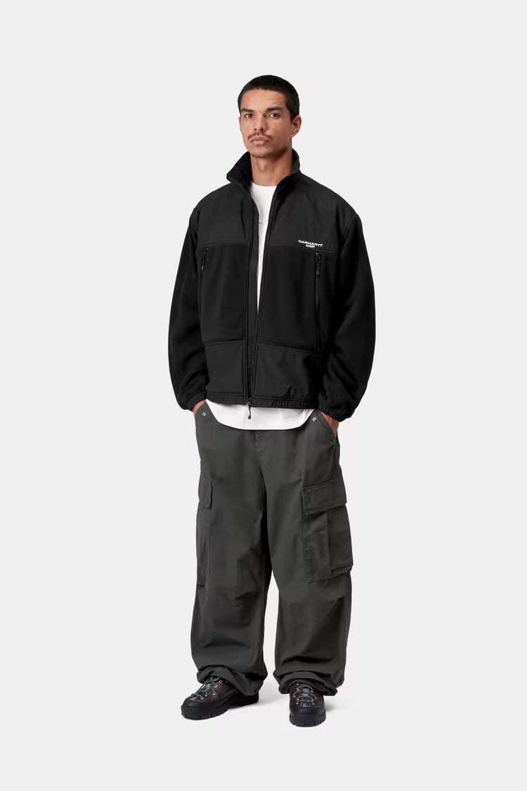 CARHARTT WIP Edmore Sweat Jacket - Black White