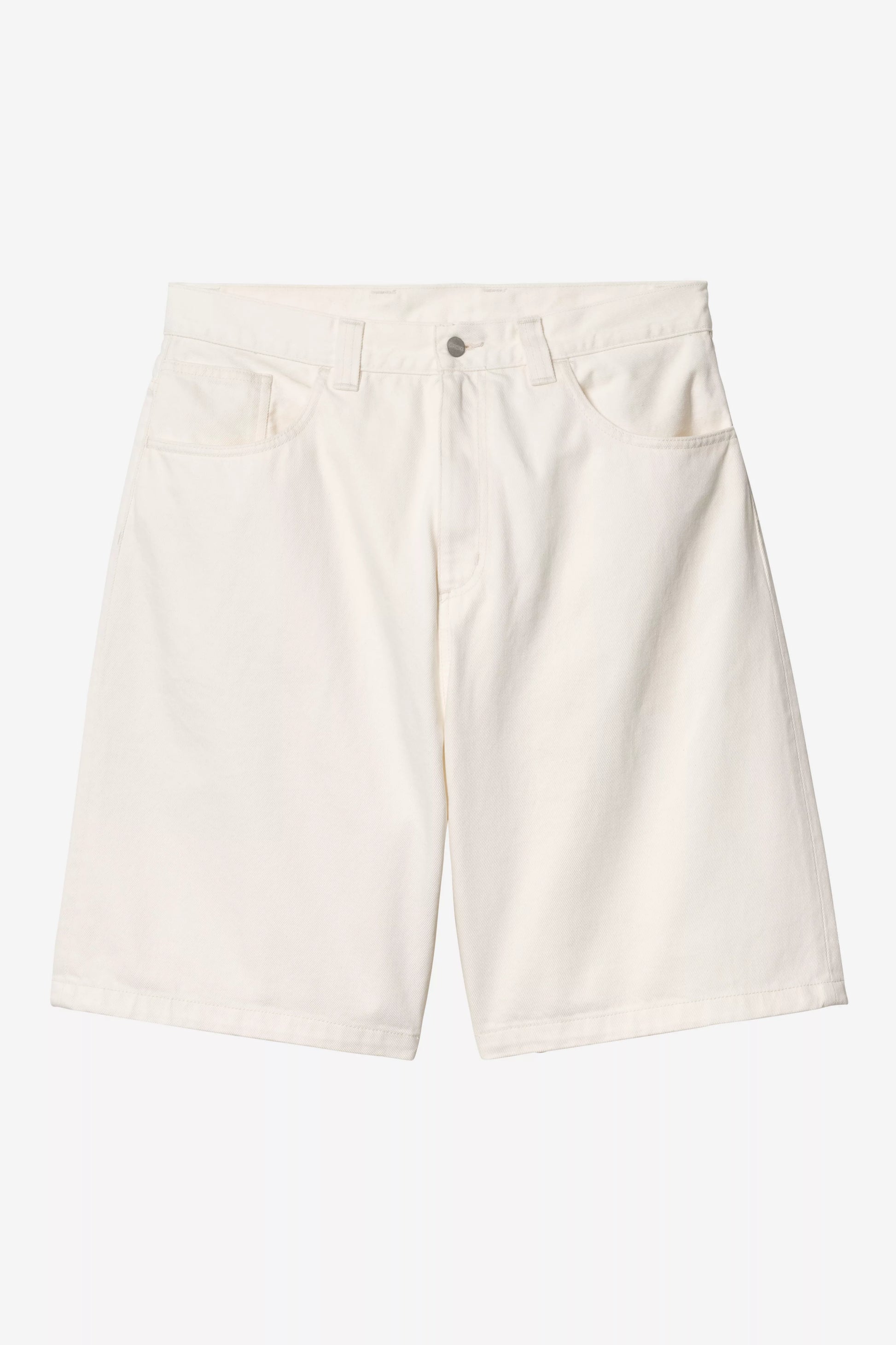CARHARTT WIP Brandon Short - White, Rinsed