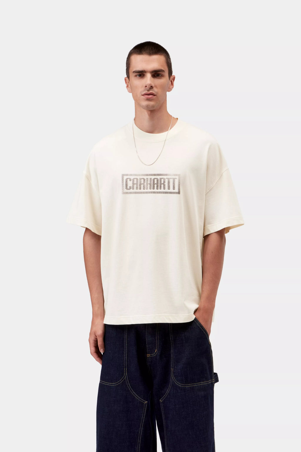 CARHARTT WIP S/S Bricky Man T-Shirt - Wax, Stone dyed - FREESTYLE LLORET