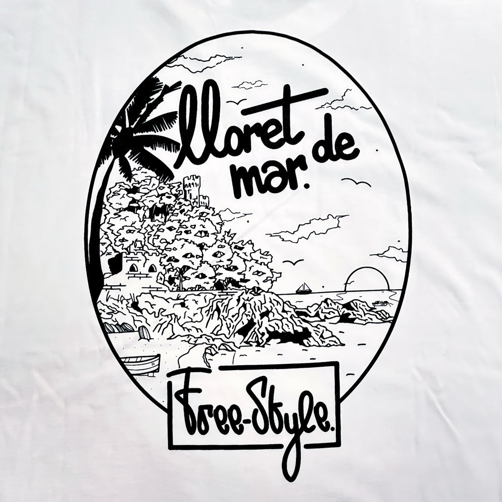 FREESTYLE X Sa Caleta S/S Tee Nike SB Tee - White Black